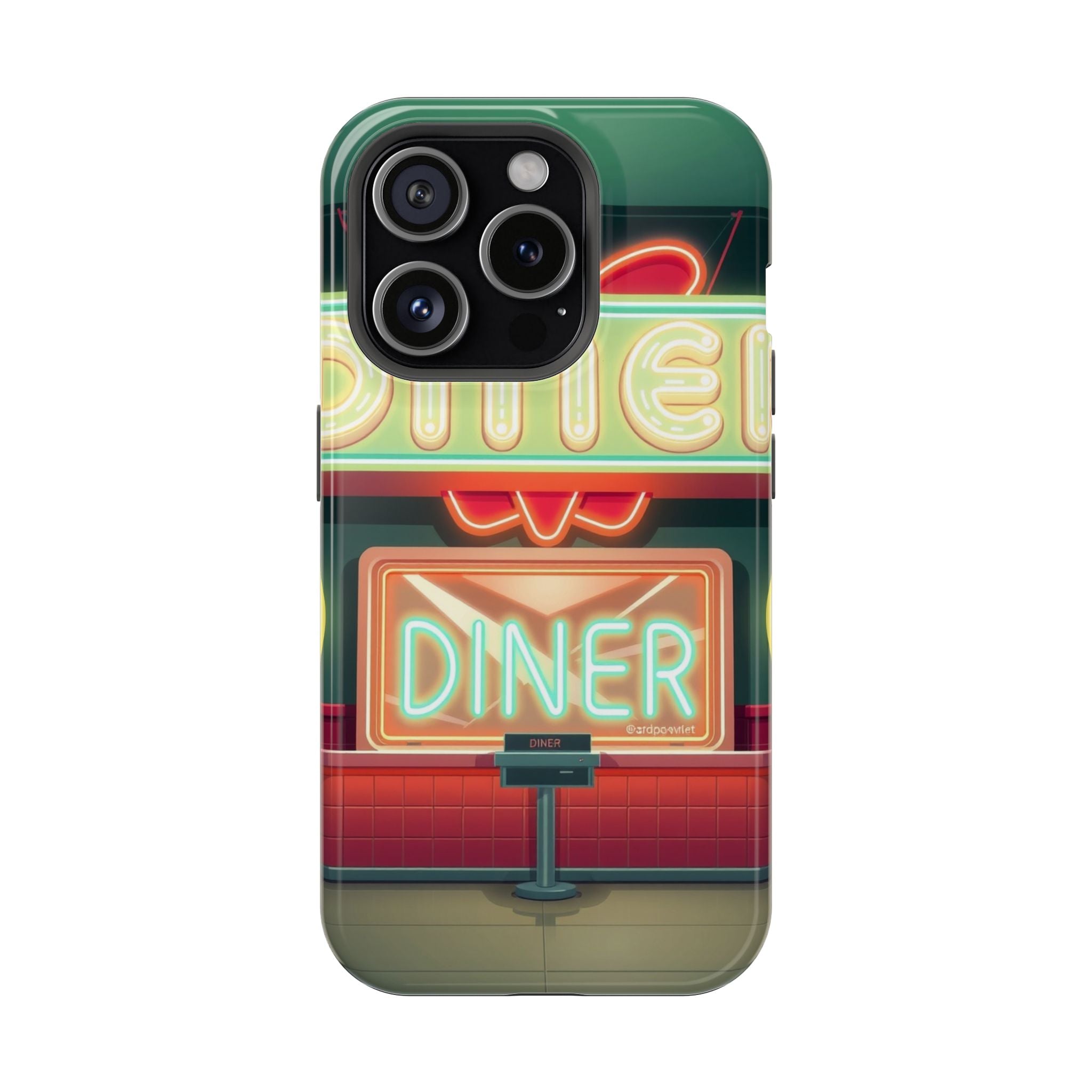 iPhone Neon Diner Sign Mystic Art Bold Modern Everyday Snap Case · iPhone Case