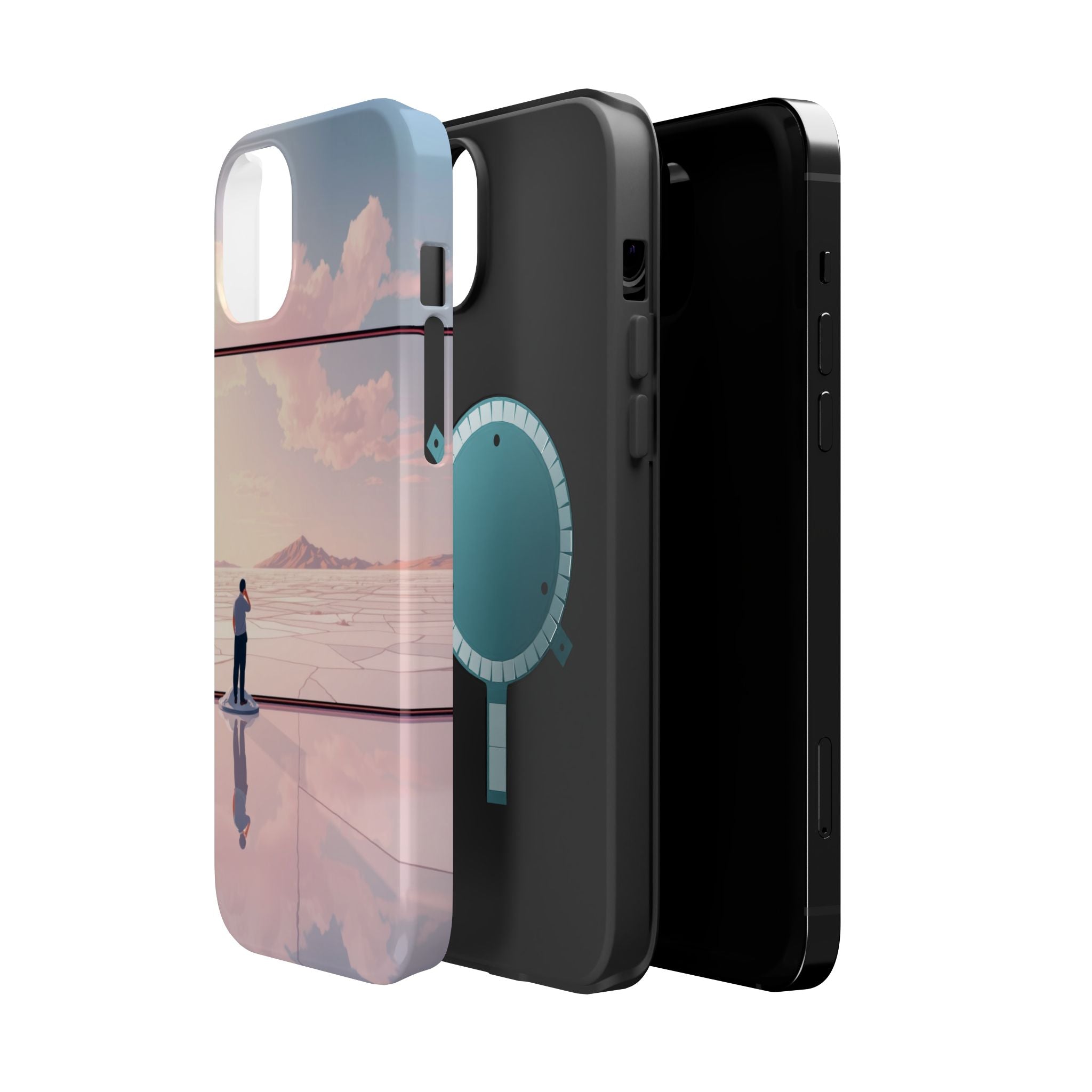 iPhone Salt Flat Mirror Stained Glass Slim Everyday Designer Case · iPhone Case