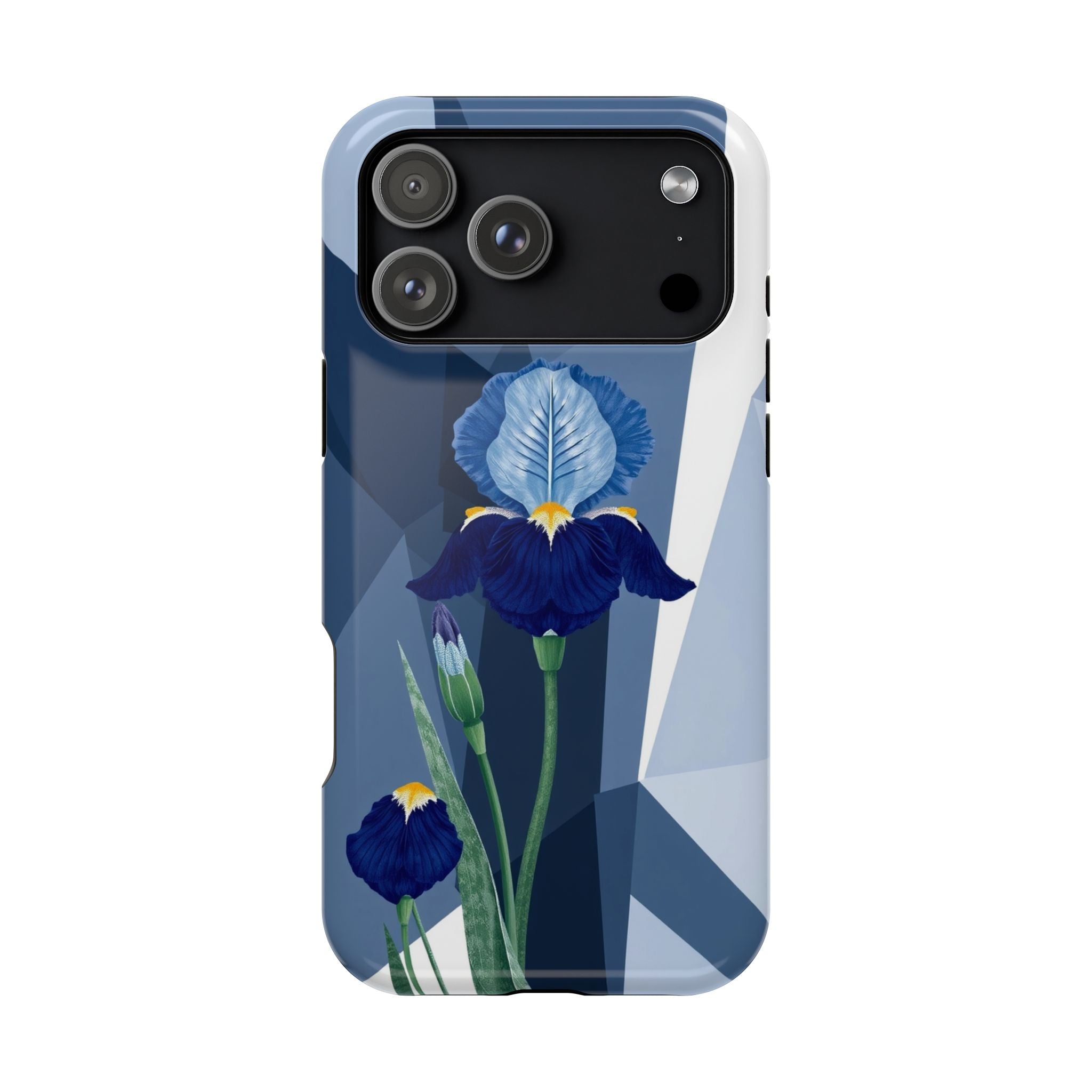 iPhone Earthy Iris Garden Design Bold Modern Everyday Snap Case · iPhone Case