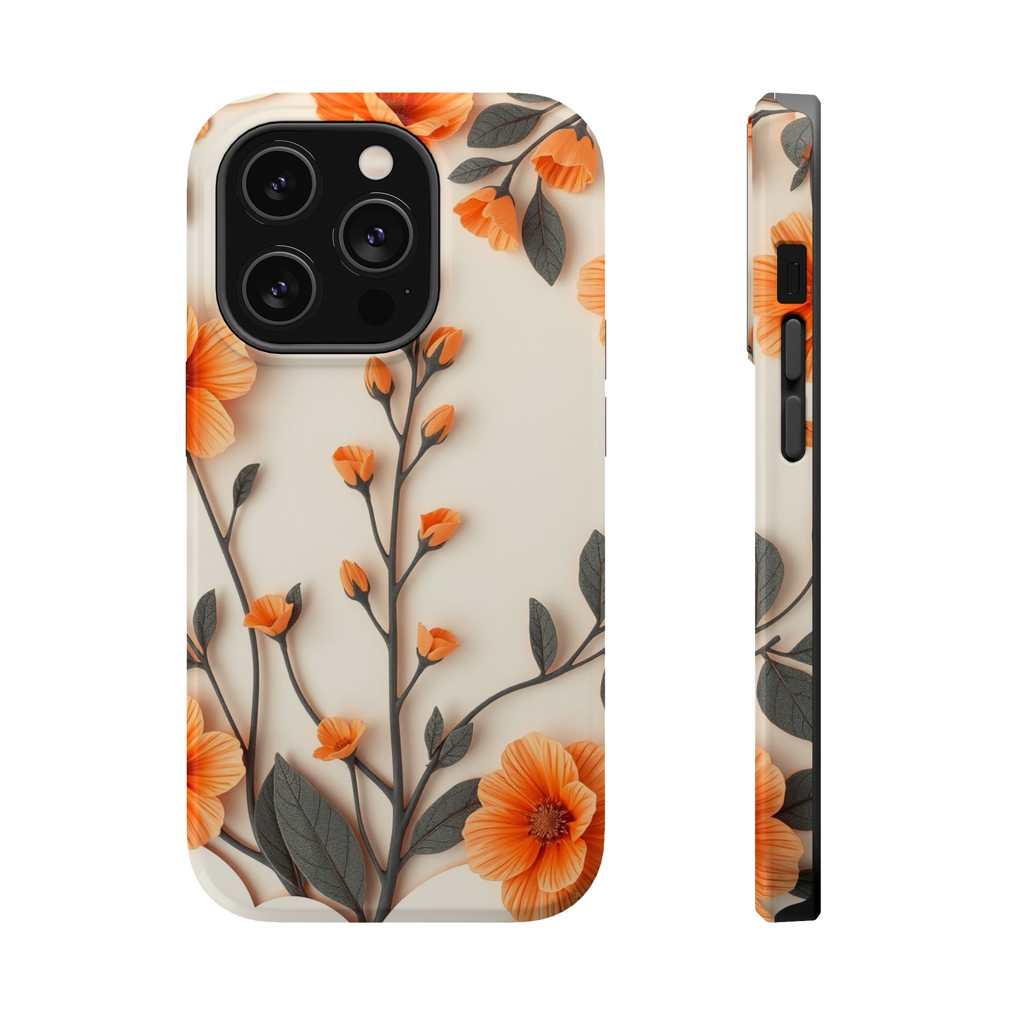 iPhone Vintage Botanical Print Paper Cut Art Slim iPhone Everyday · iPhone Case