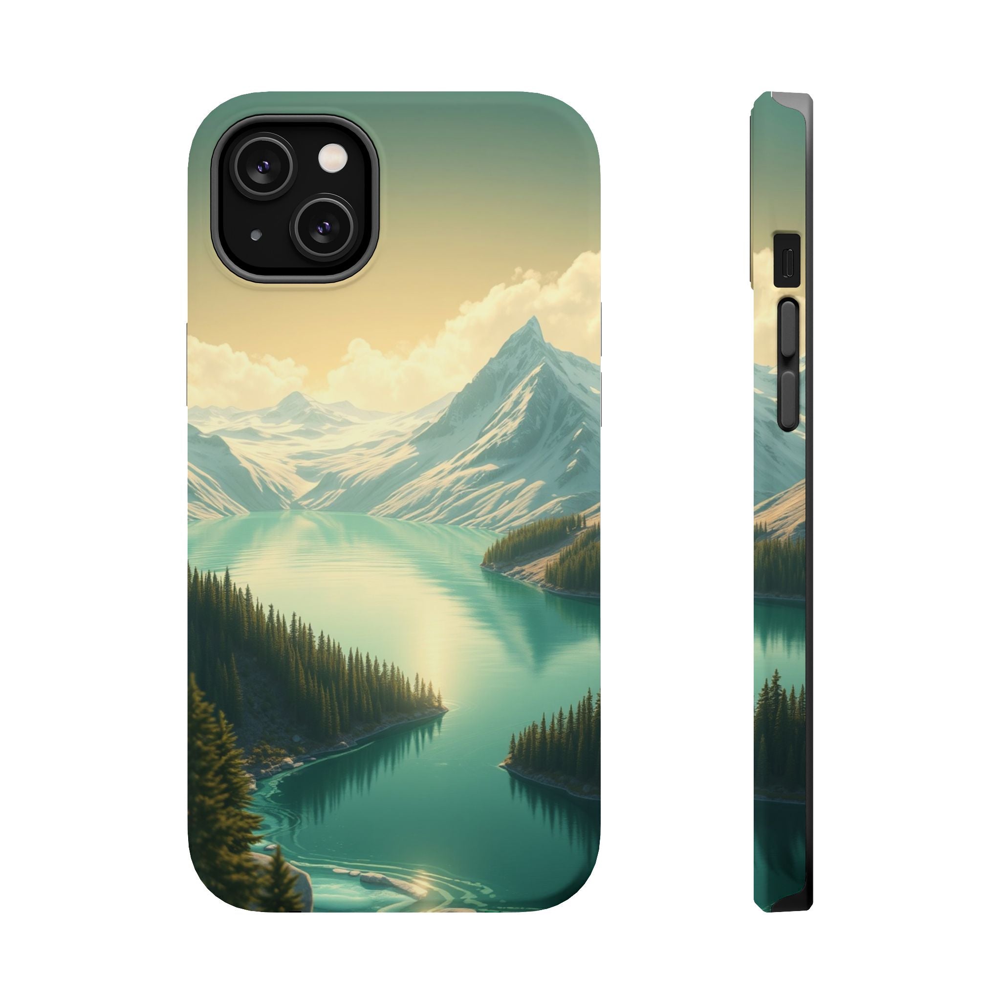 iPhone Glacier Lake Bold Art Slim Everyday Designer Case · iPhone Case