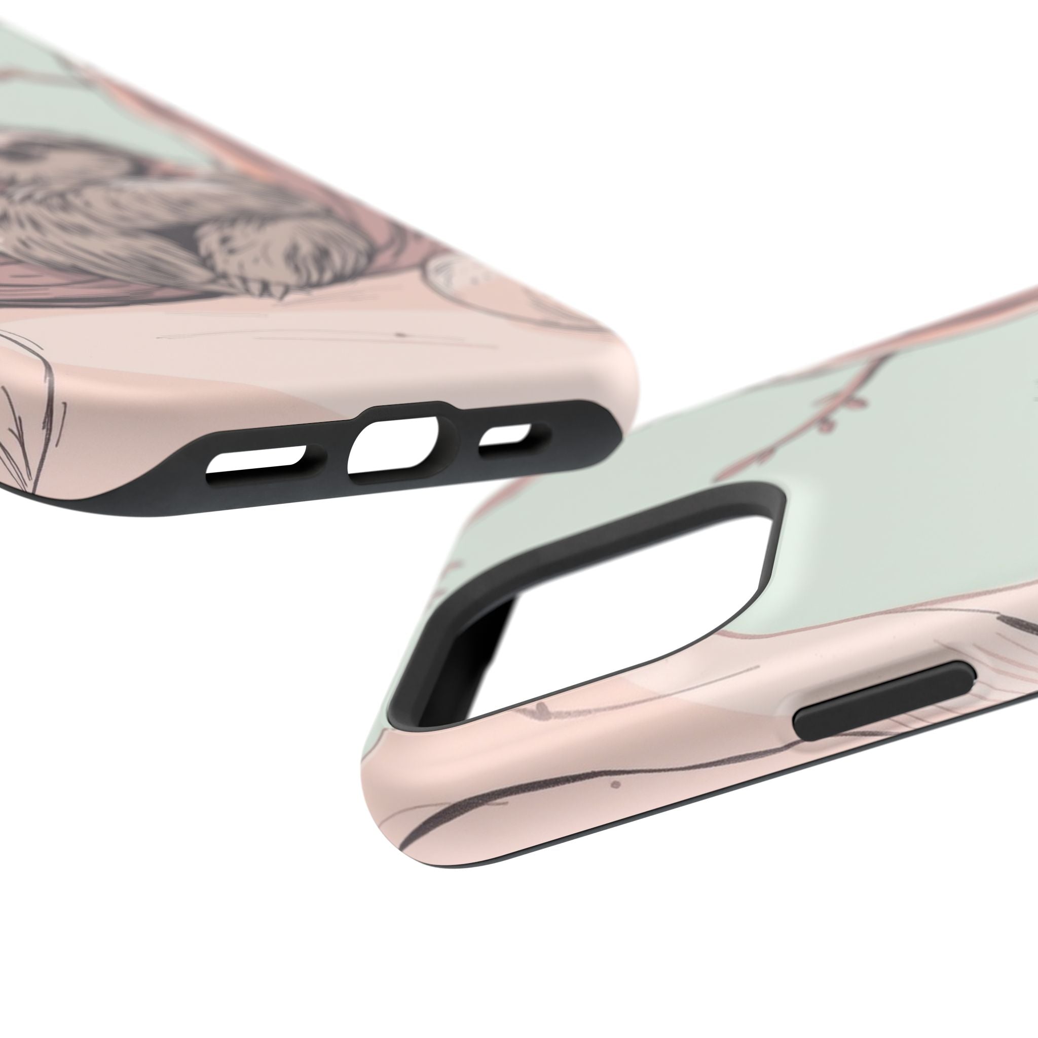 iPhone Cozy Sloth Mode Hand-Drawn Sketch Slim Everyday Designer Case · iPhone Ca