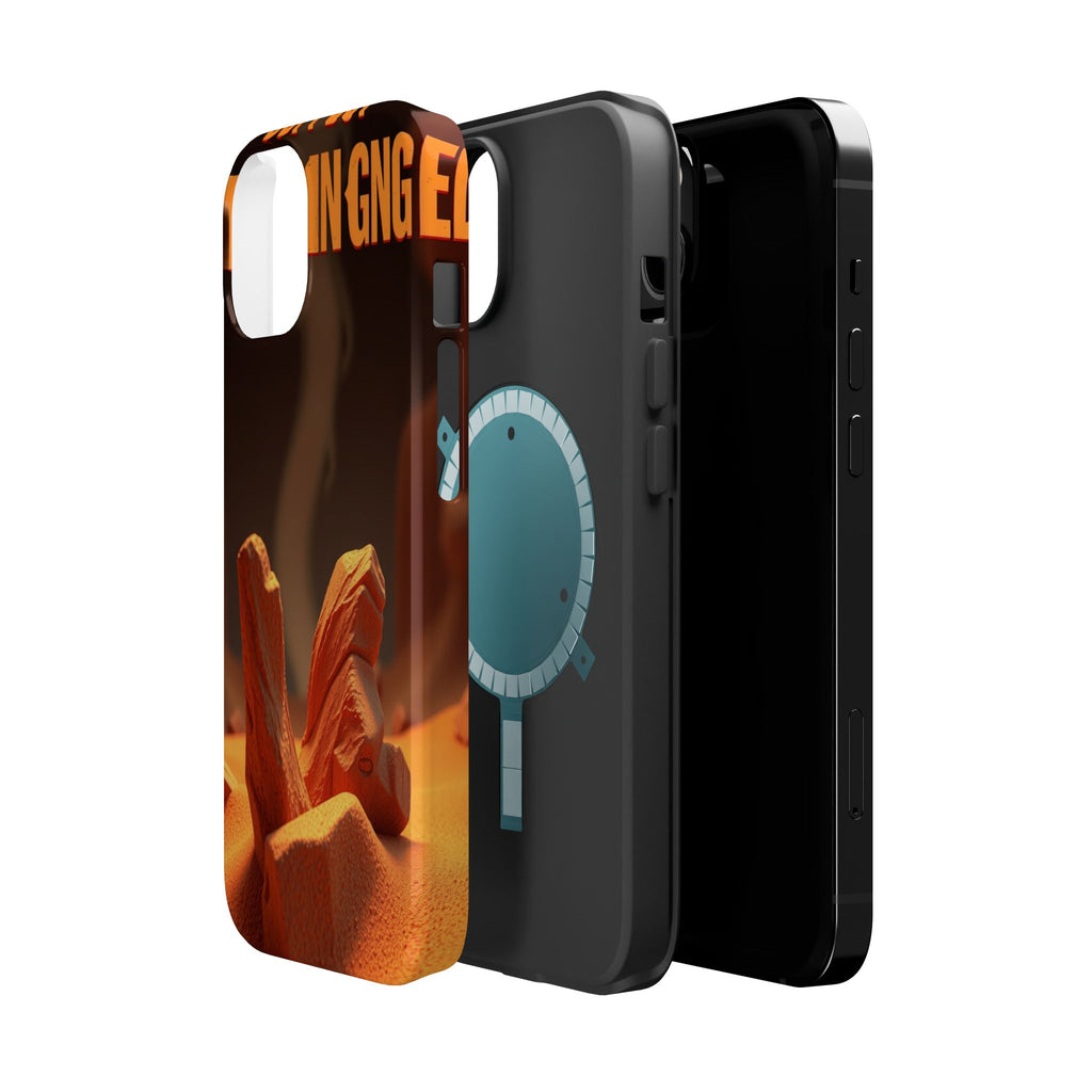 iPhone Earthy Soft but Unhinged Design Slim Everyday Designer Case · iPhone Case