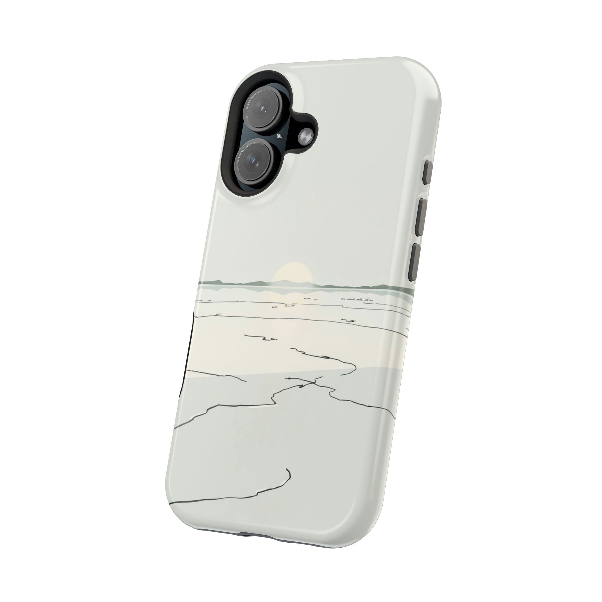 iPhone Dreamy Salt Flat Mirror Design Slim Everyday Designer Case · iPhone Case