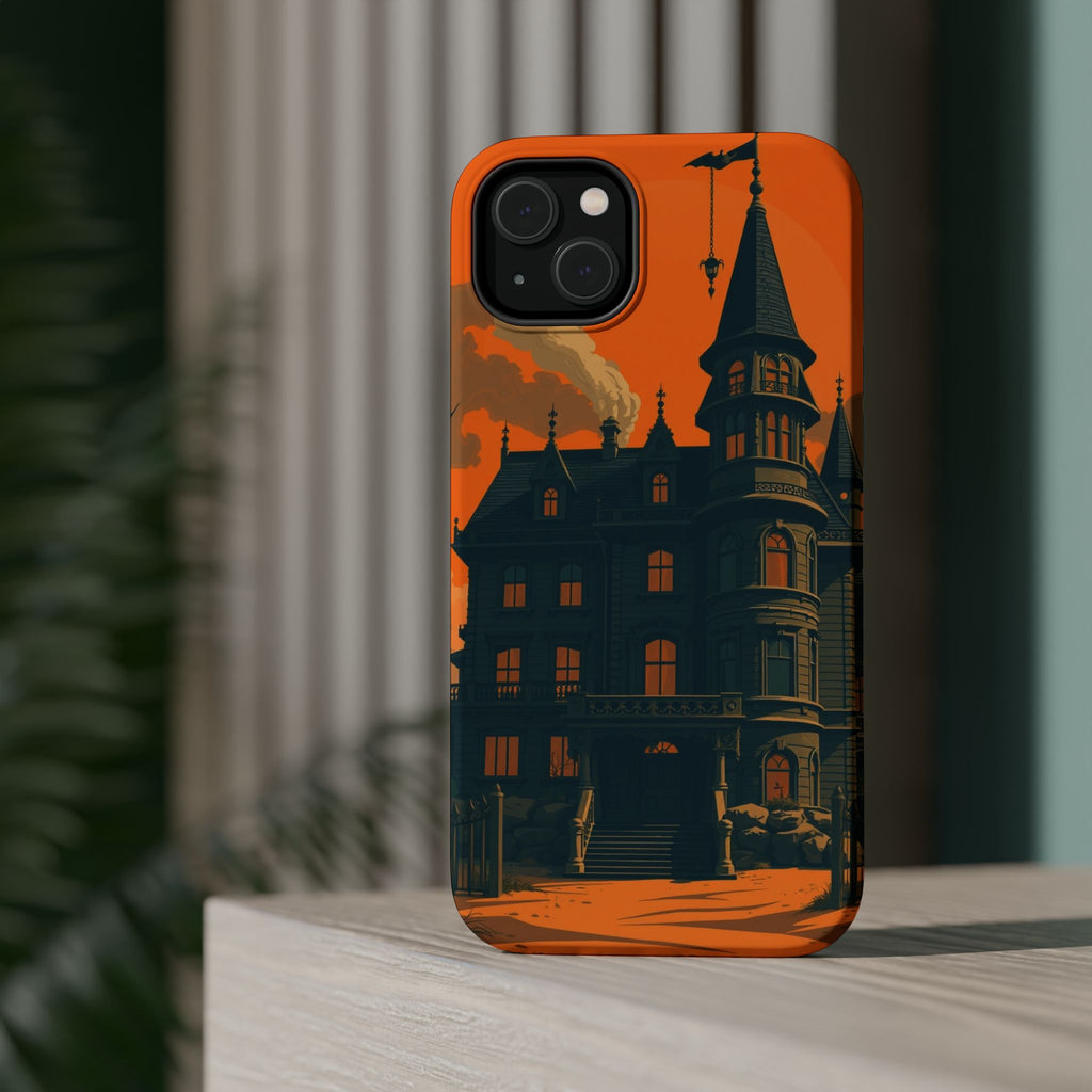 iPhone Vibrant Haunted Mansion Design Slim Everyday Designer Case · iPhone Case