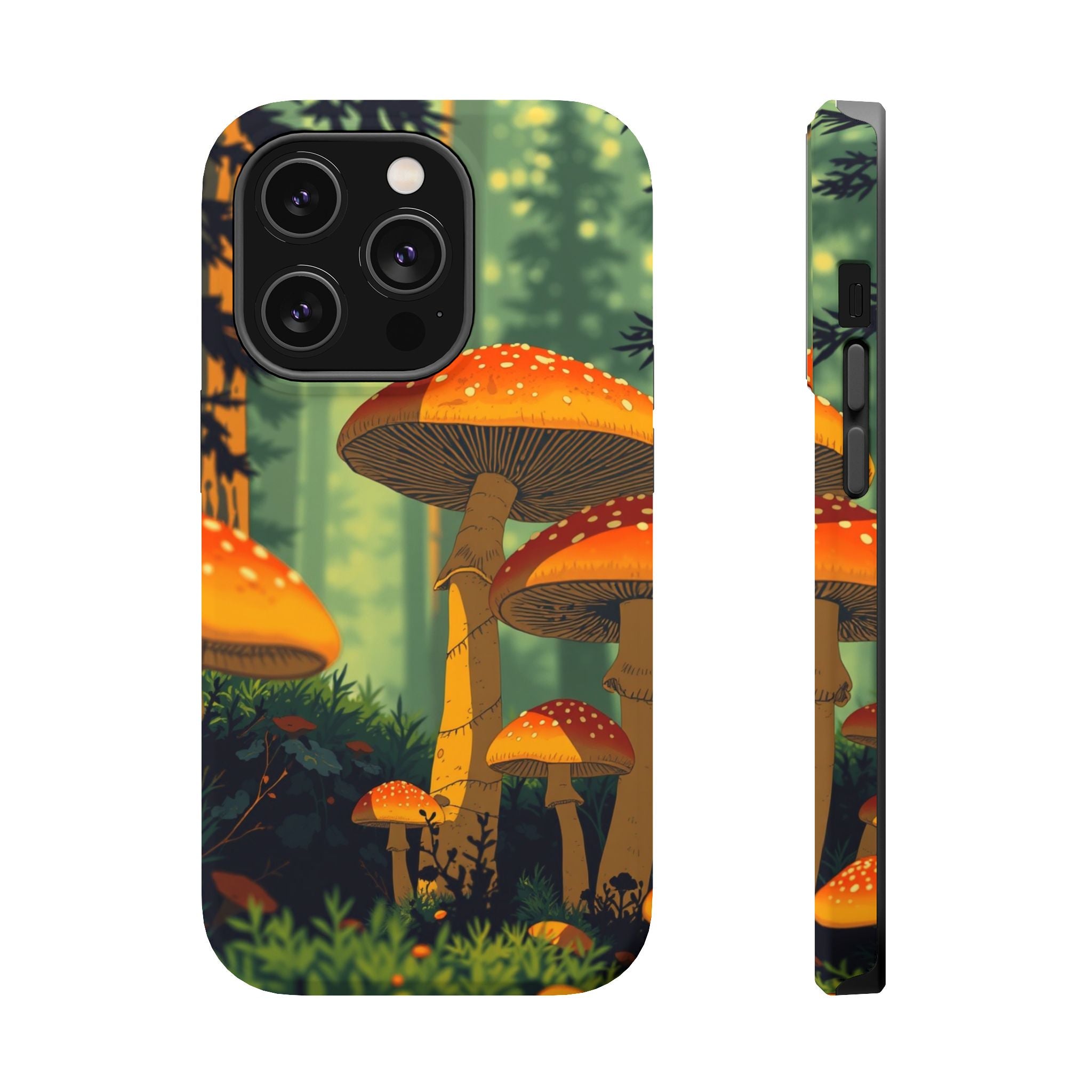 iPhone Earthy Mushroom Forest Design Slim Everyday iPhone 19 Designer · iPhone C