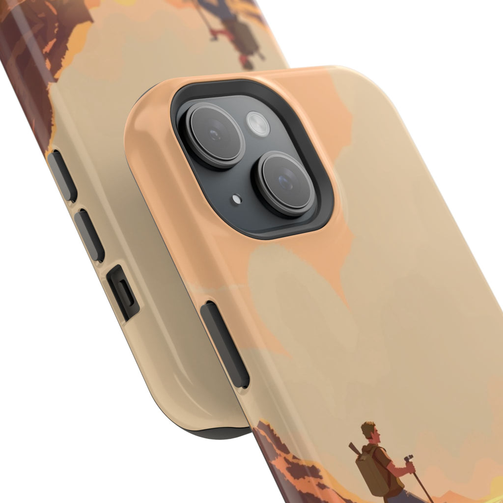 iPhone Burnt Orange And Sand Barely Surviving Slim Everyday Designer Case · iPho