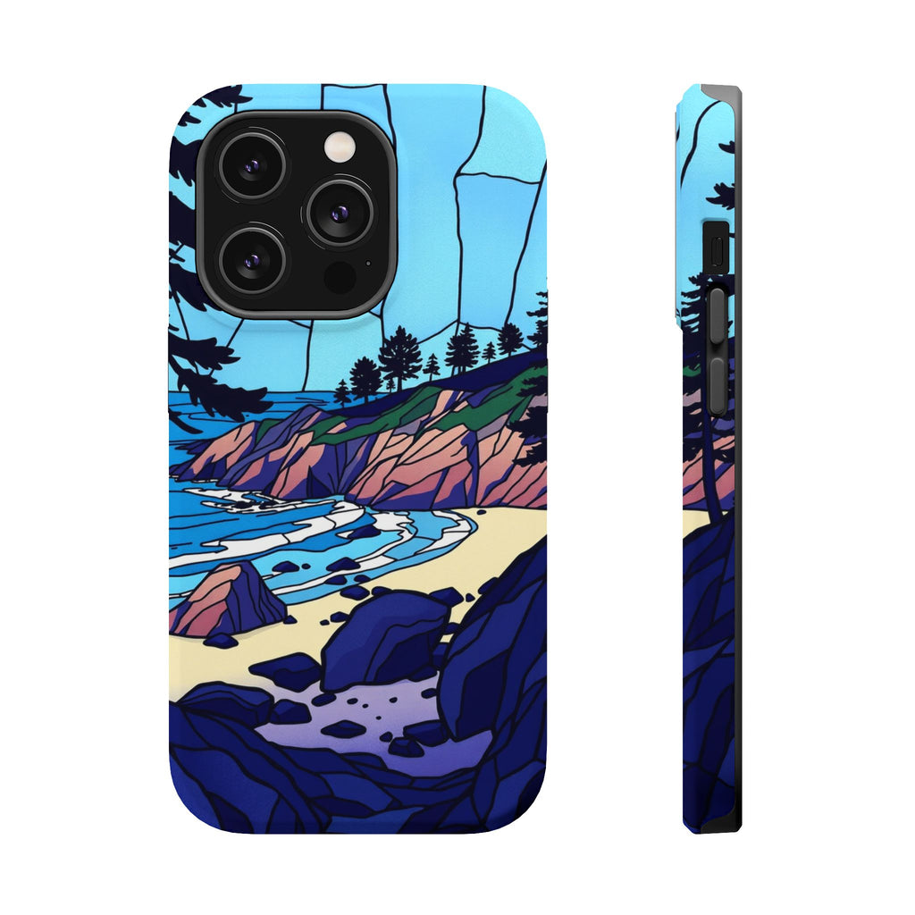 iPhone Indigo And Violet Pebble Beach Slim Everyday iPhone 11 Designer · iPhone