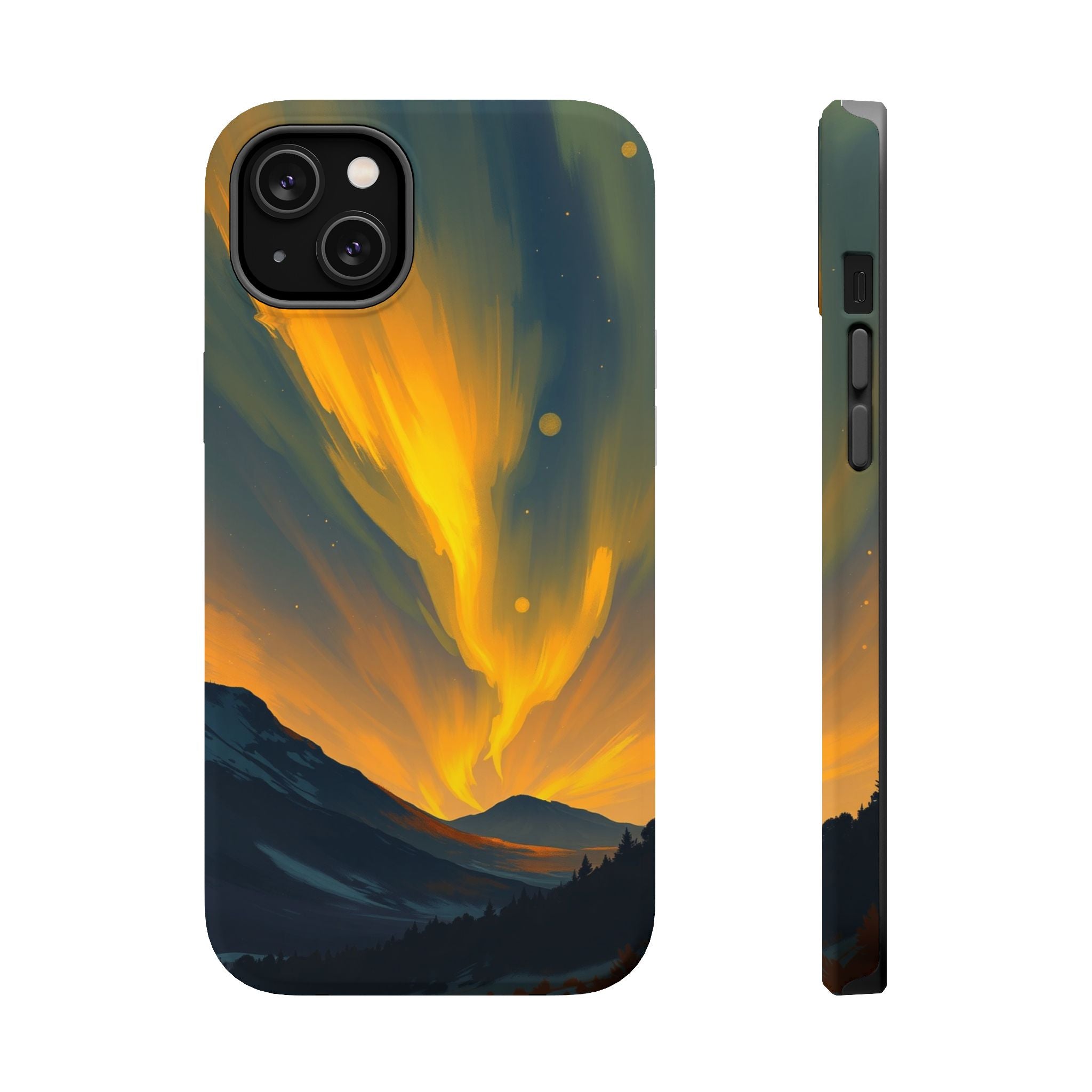 iPhone Serene Northern Lights Design Slim Everyday Designer Case · iPhone Case