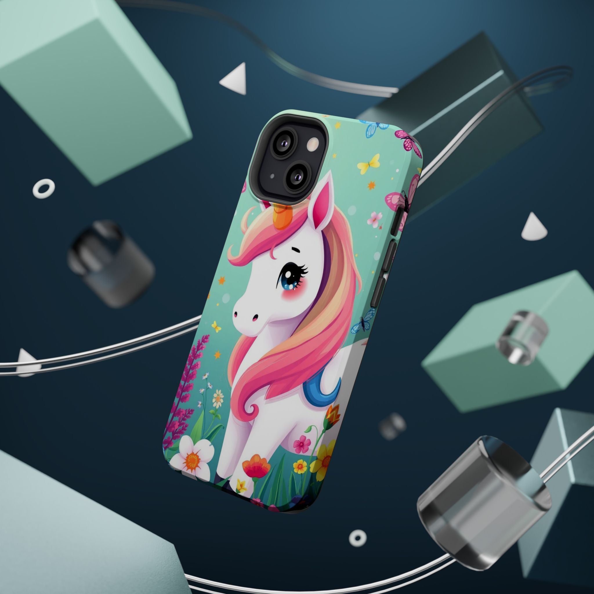 iPhone Dragonfly Unicorn Kids Fun iPhone Phone Case Gift Clean Minimal · iPhone