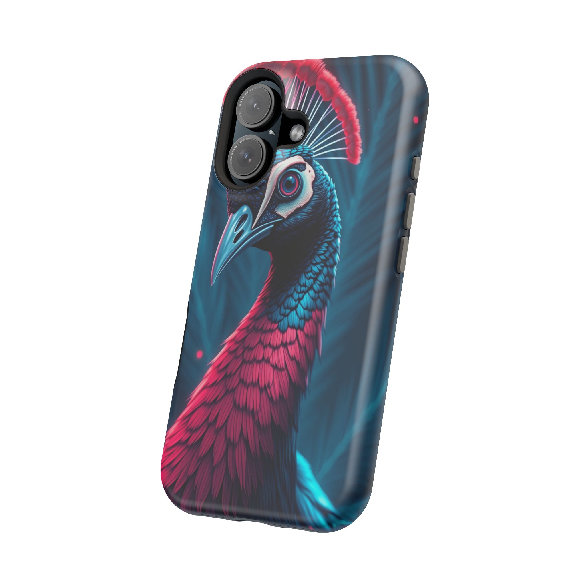 iPhone Nouveau Peacock Electric Art Slim Everyday Designer Case · iPhone Case