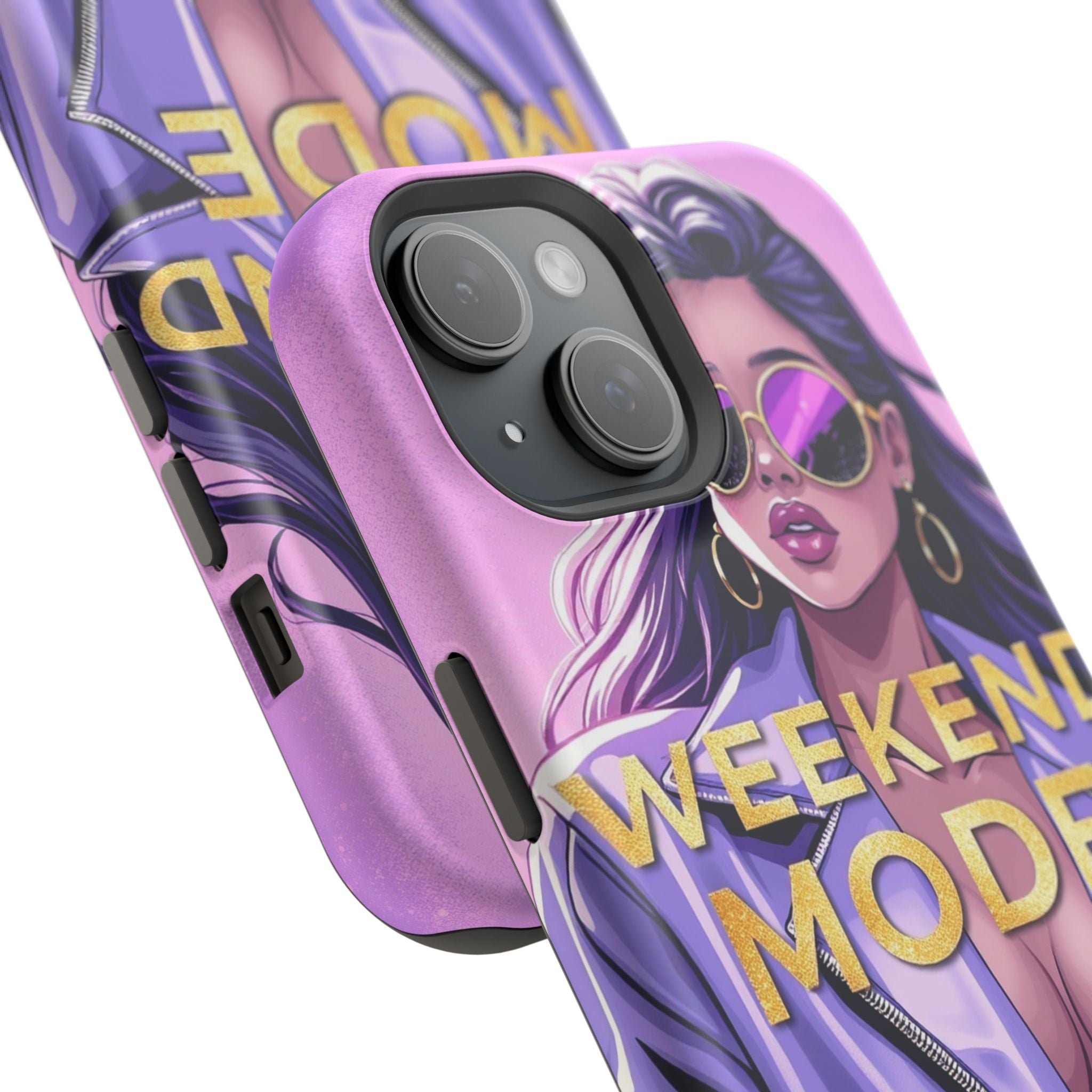 iPhone Lavender And Pearl Weekend Mode On Slim Everyday Designer Case · iPhone C