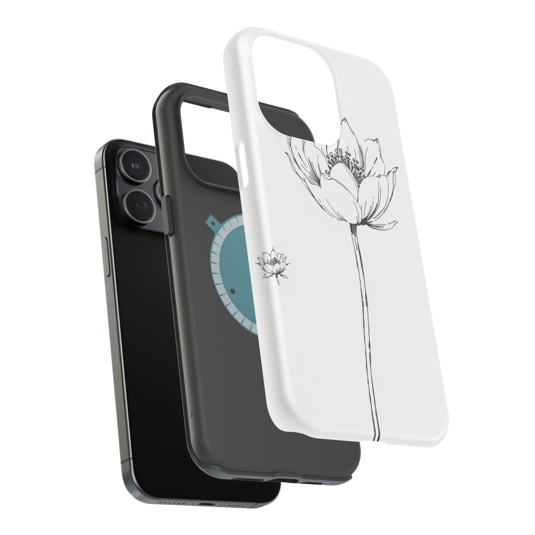 iPhone Sage And Ivory Garden Party Bloom Slim Everyday iPhone Designer · iPhone