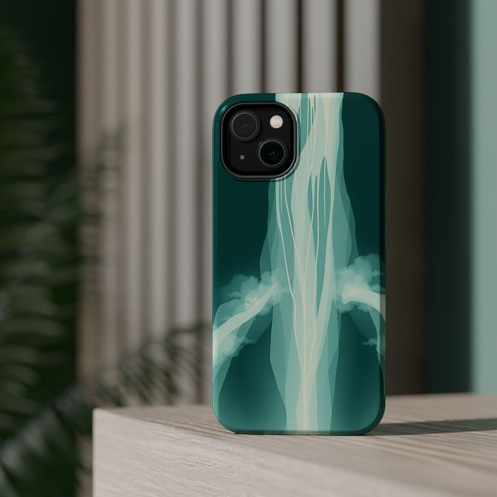 iPhone Sage And Ivory Waterfall Mist Slim Everyday Designer Case · iPhone Case
