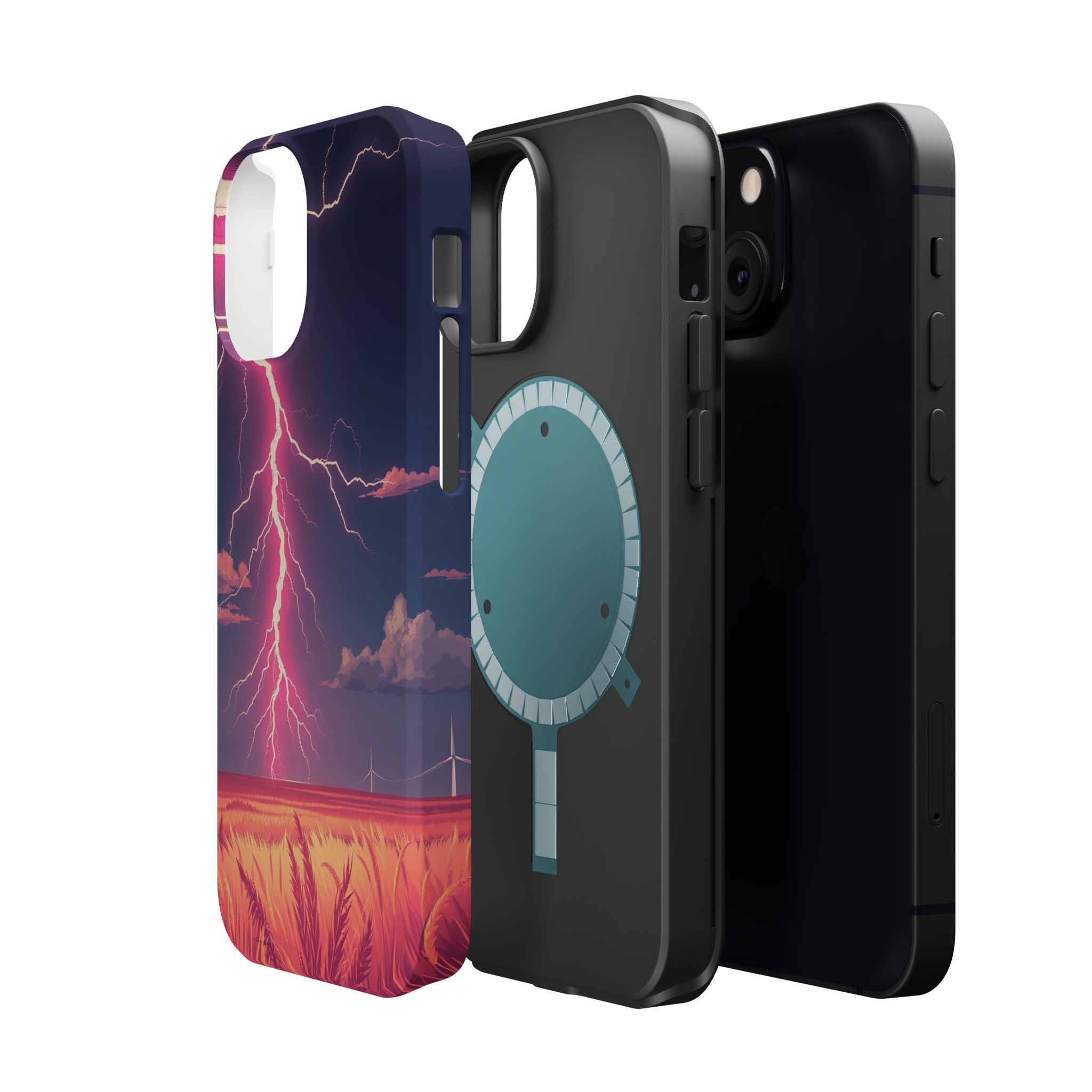 iPhone Rose Pink And Cream Prairie Lightning Slim iPhone Everyday · iPhone Case