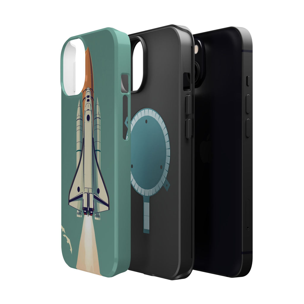 iPhone Retro Space Shuttle Cinematic Art Slim Everyday Designer Case · iPhone Ca