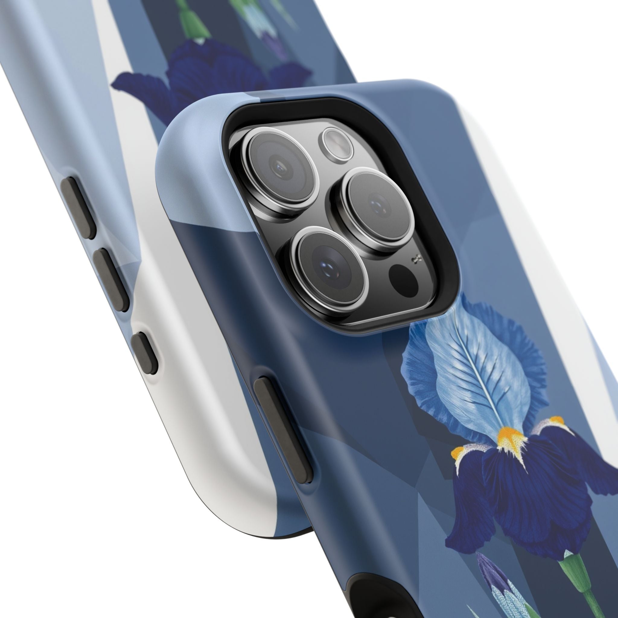 iPhone Earthy Iris Garden Design Bold Modern Everyday Snap Case · iPhone Case