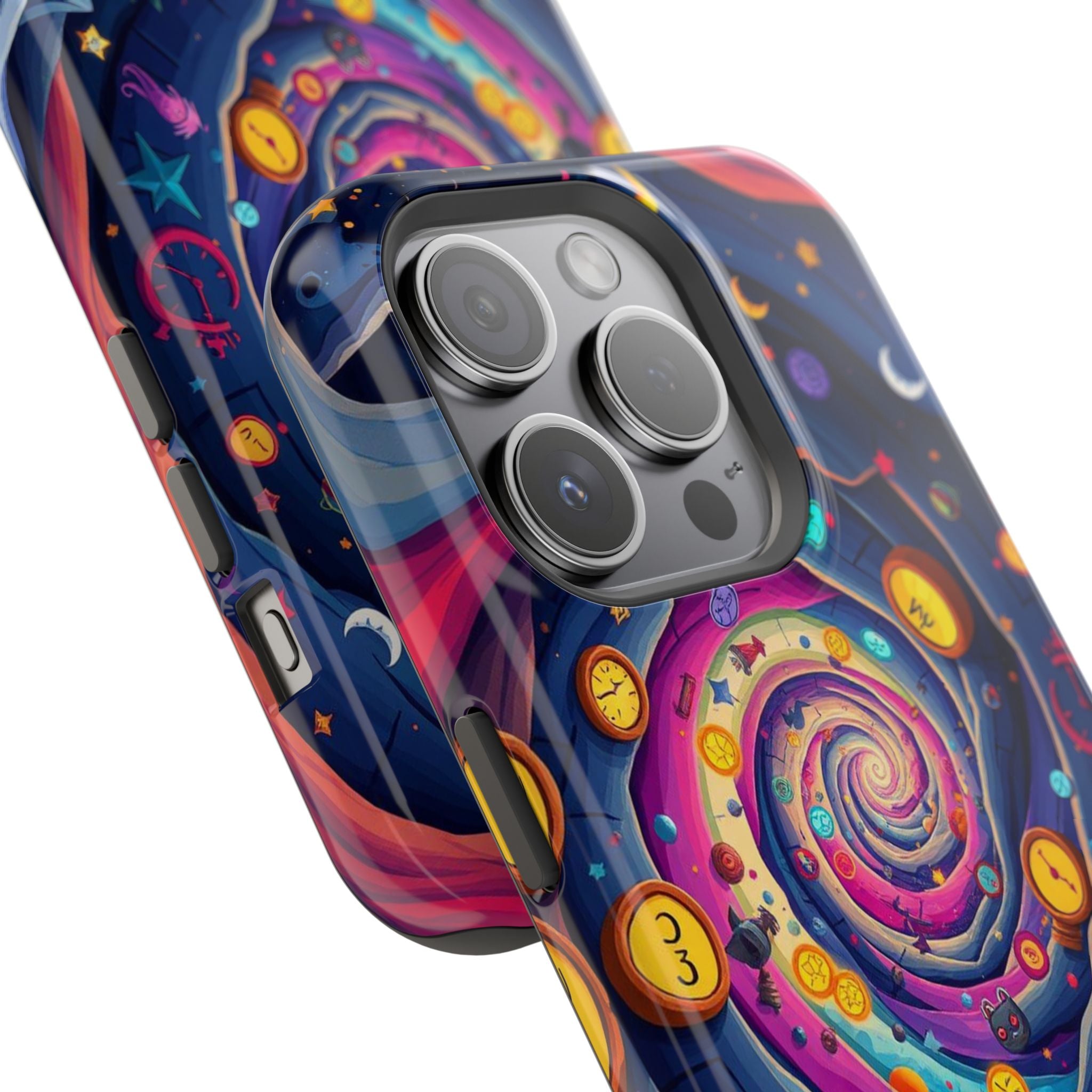 iPhone Time Portal Swirl Kids Fun iPhone Phone Case Gift Clean Minimal · iPhone
