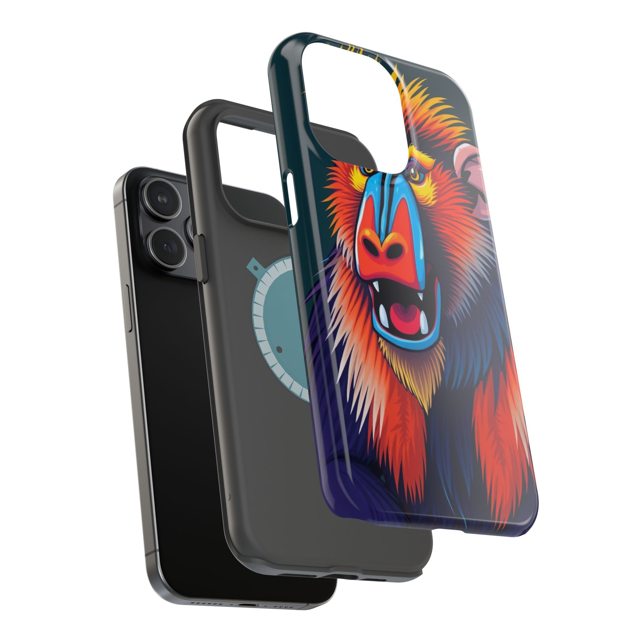 iPhone Mandrill Colorful Face Kids Fun iPhone Phone Case Gift Slim · iPhone Case