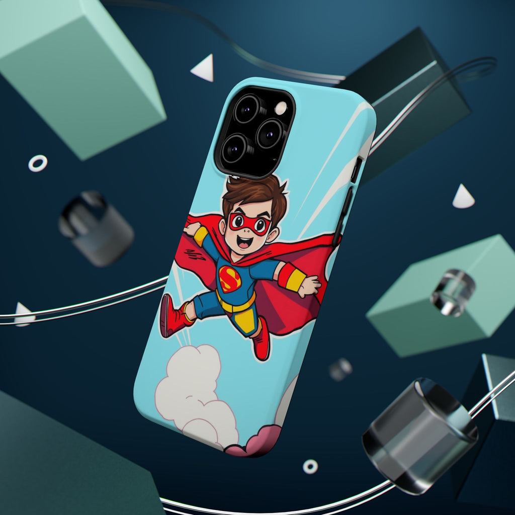 iPhone Kid Superhero Flying Kids Fun iPhone Phone Case Gift Slim · iPhone Case