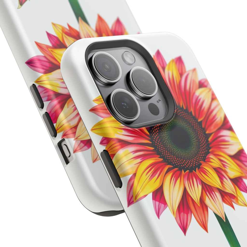 iPhone Sunflower Pop Vibrant Watercolor Slim Snap Case · iPhone Case