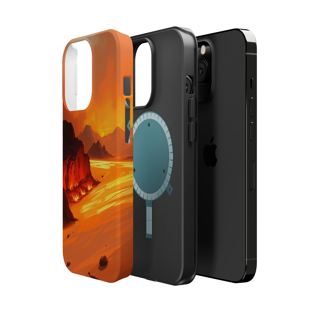 iPhone Burnt Orange And Sand Wildfire Glow Slim iPhone Everyday · iPhone Case