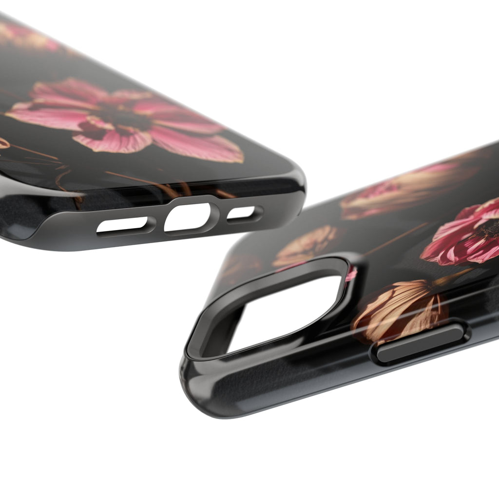 iPhone Dried Flower Flat Lay Electric Art Slim Snap Case · iPhone Case