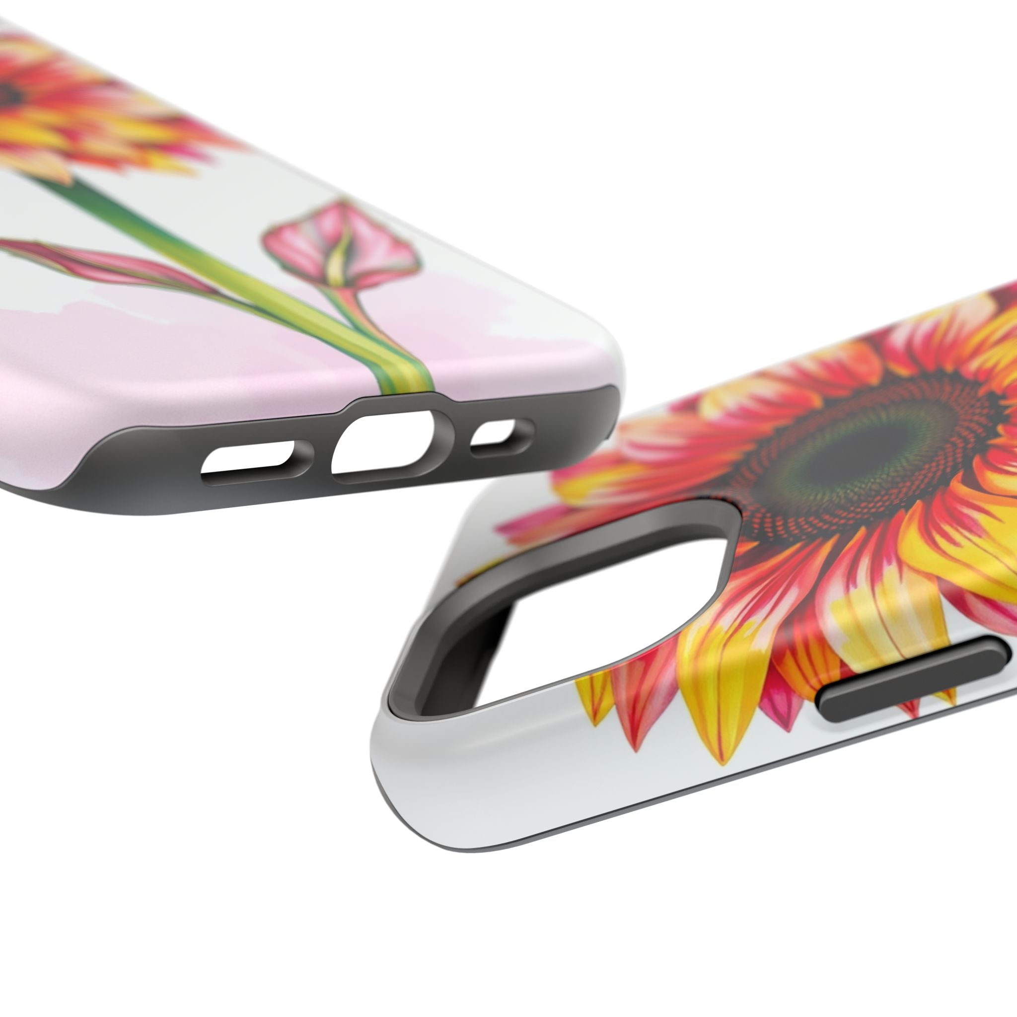 iPhone Sunflower Pop Vibrant Watercolor Slim Snap Case · iPhone Case