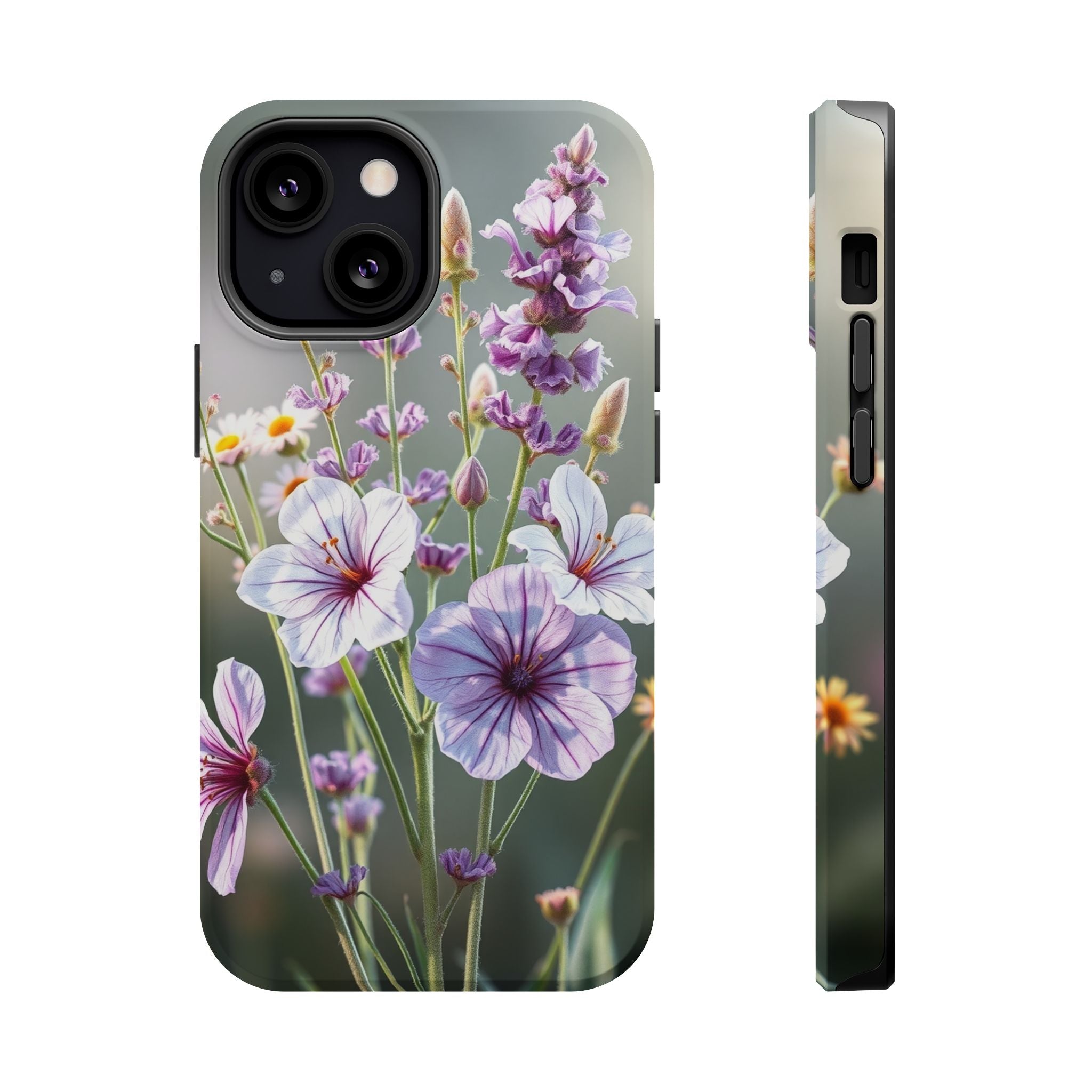 iPhone Wildflower Bunch Enchanted Art Slim Everyday Designer Case · iPhone Case