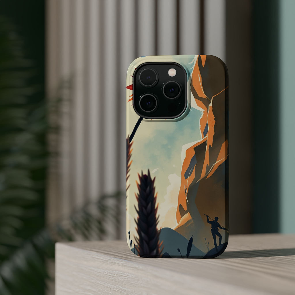 iPhone Bud Burst Vibrant Watercolor Artistic Everyday Cas Slim Snap Case · iPhon