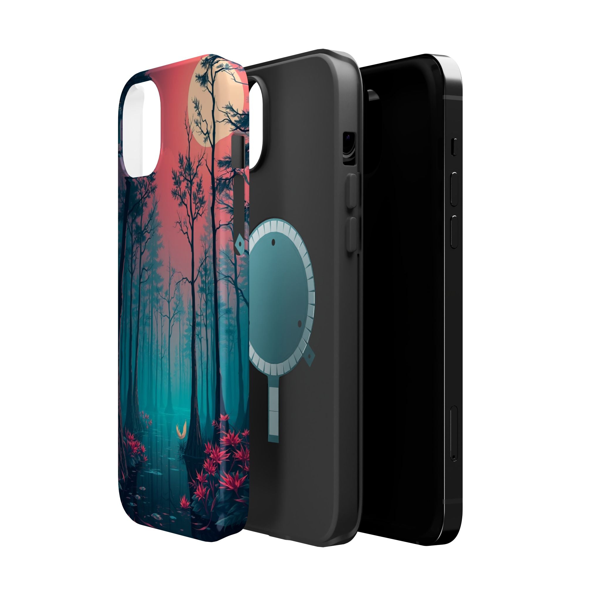 iPhone Earthy Cypress Swamp Design 18 Slim Everyday Designer Case · iPhone Case