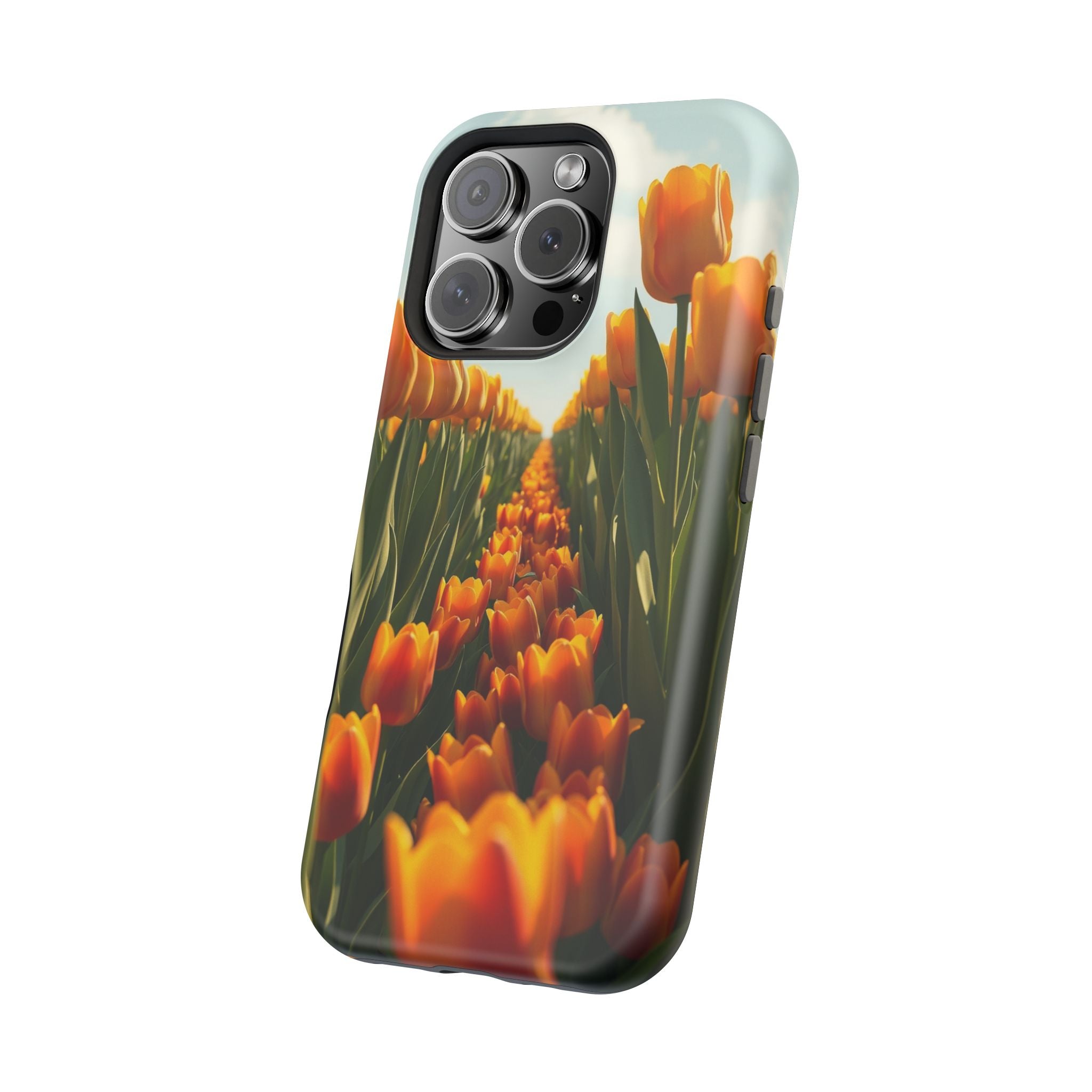 iPhone Tulip Row Radiant Design Slim Everyday Designer Case · iPhone Case