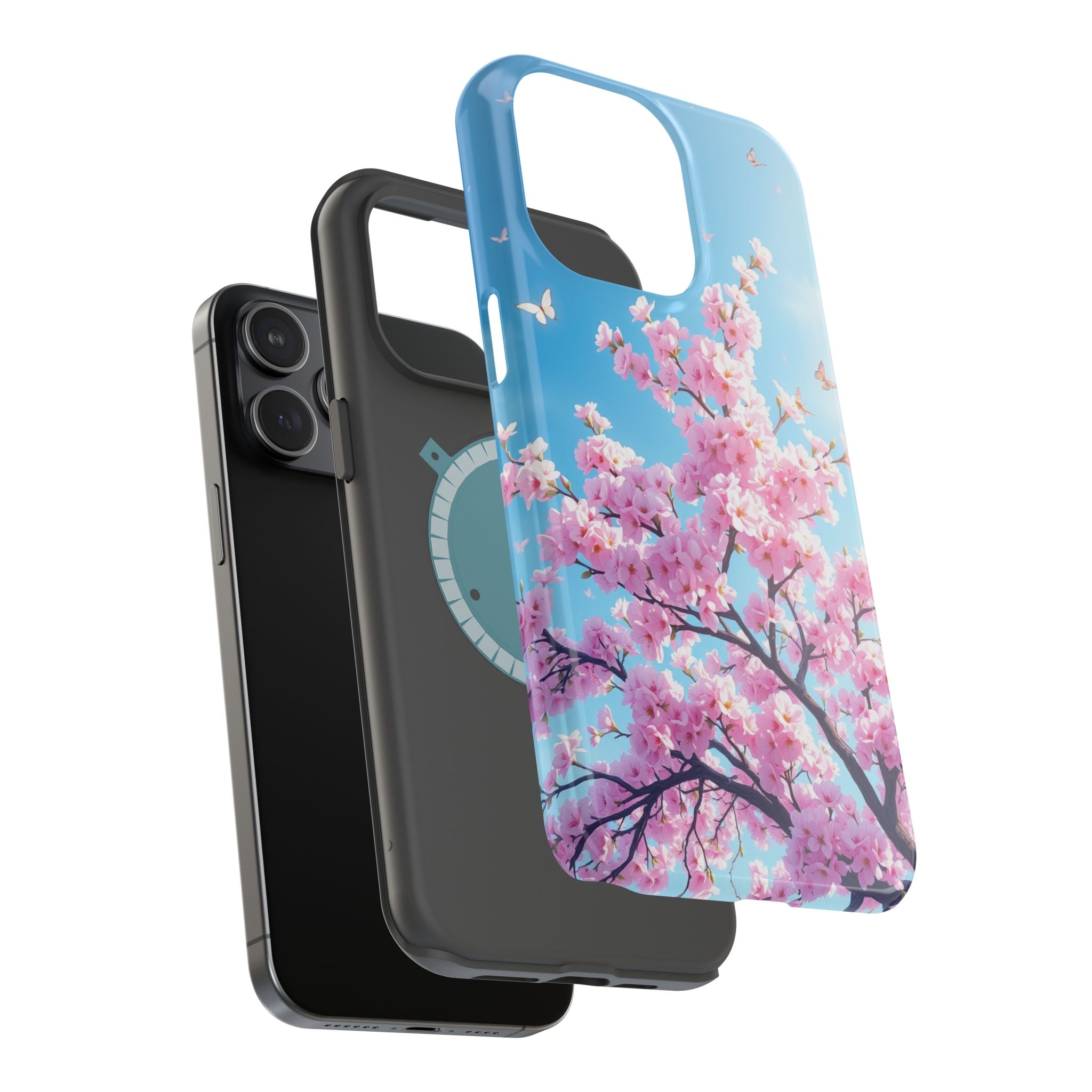 iPhone Cherry Blossom Floral Slim Everyday Designer Case · iPhone Case