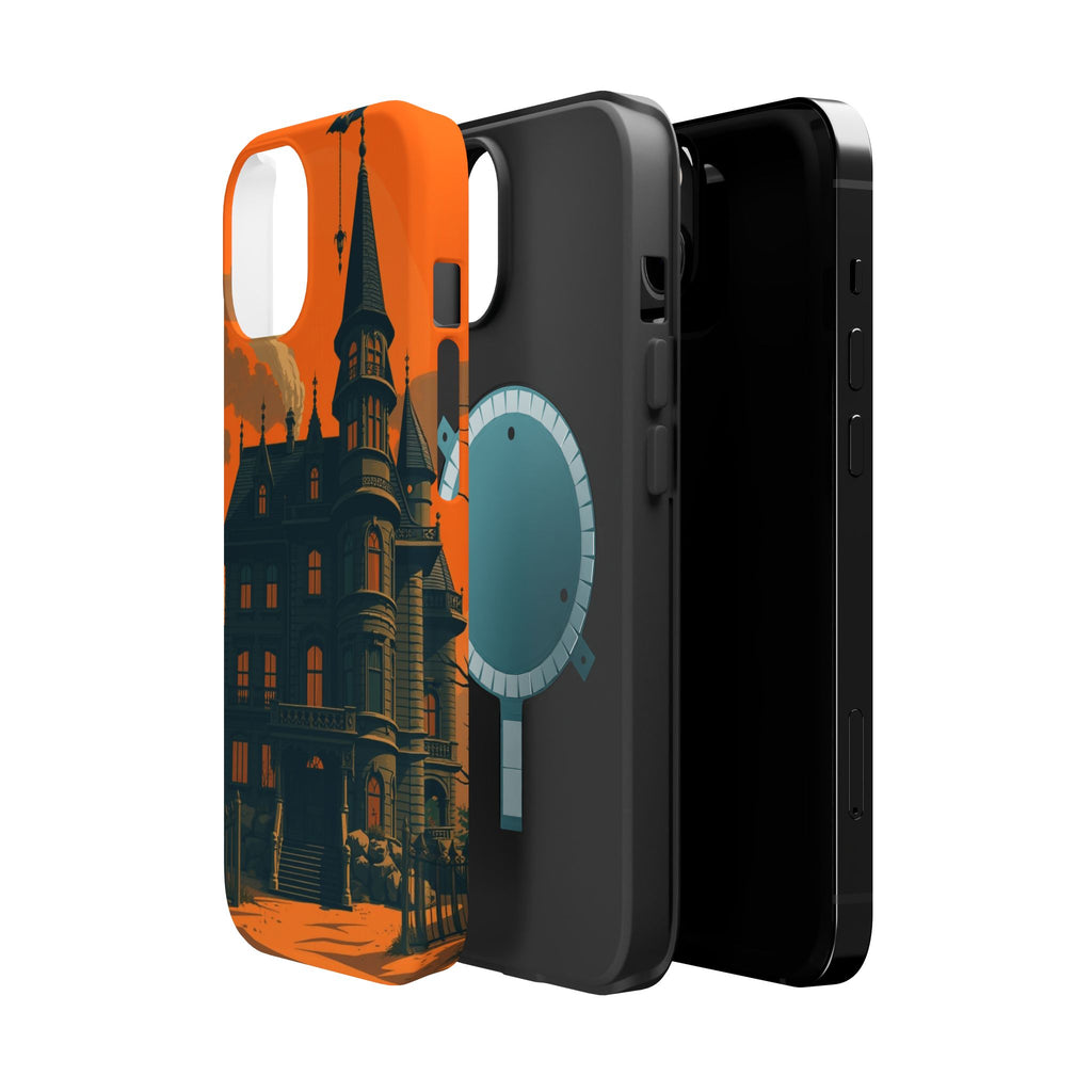 iPhone Vibrant Haunted Mansion Design Slim Everyday Designer Case · iPhone Case