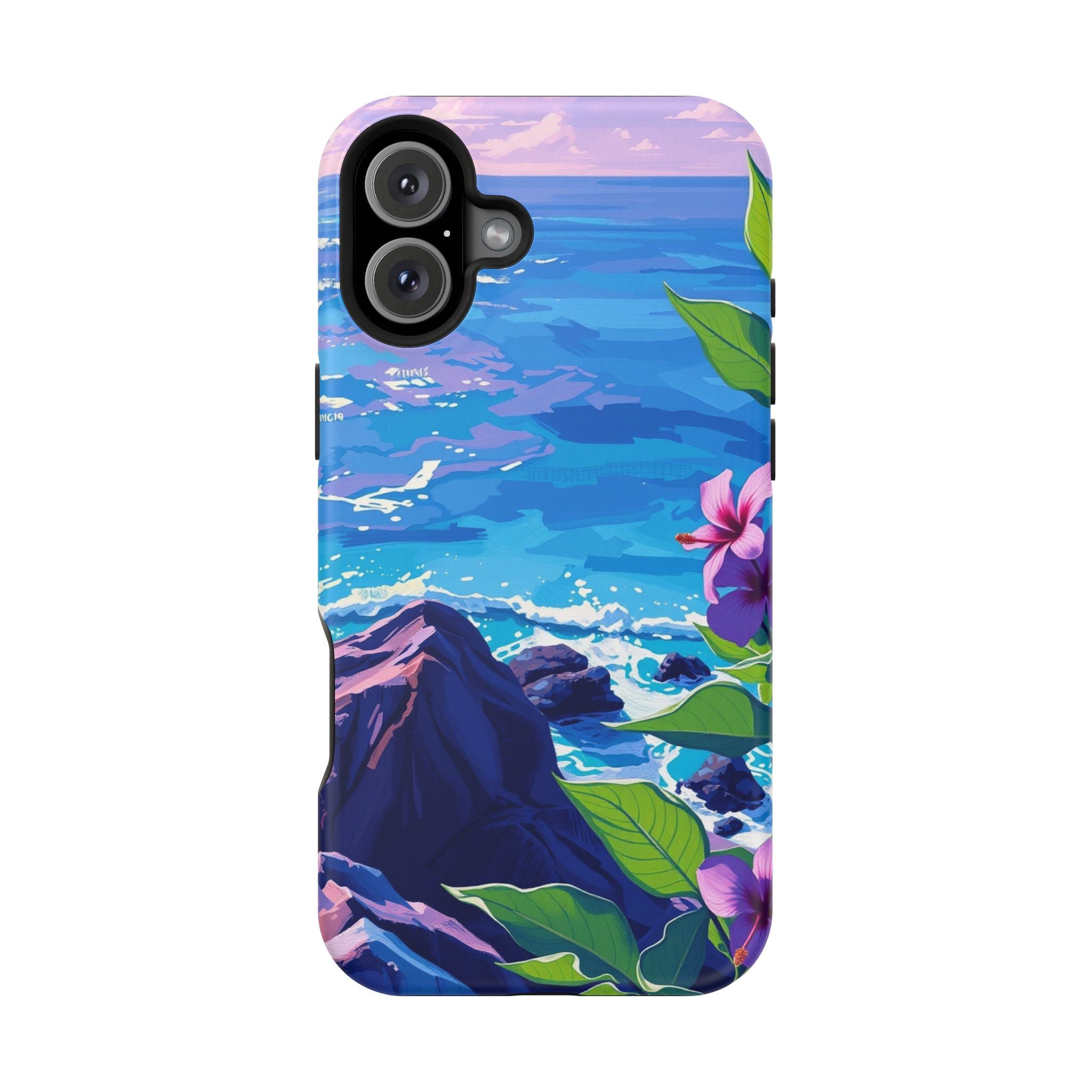 iPhone Hibiscus Coast Enchanted Art Slim Everyday Designer Case · iPhone Case