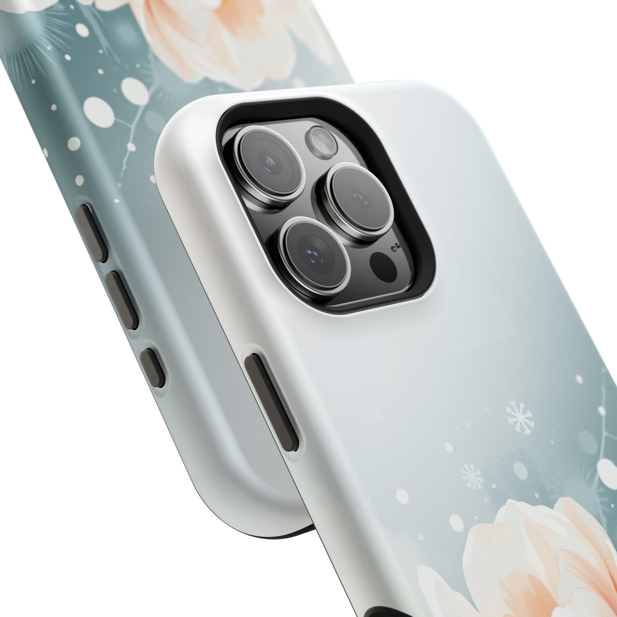 iPhone Serene Floral Watercolor Splash Design Slim iPhone Everyday · iPhone Case
