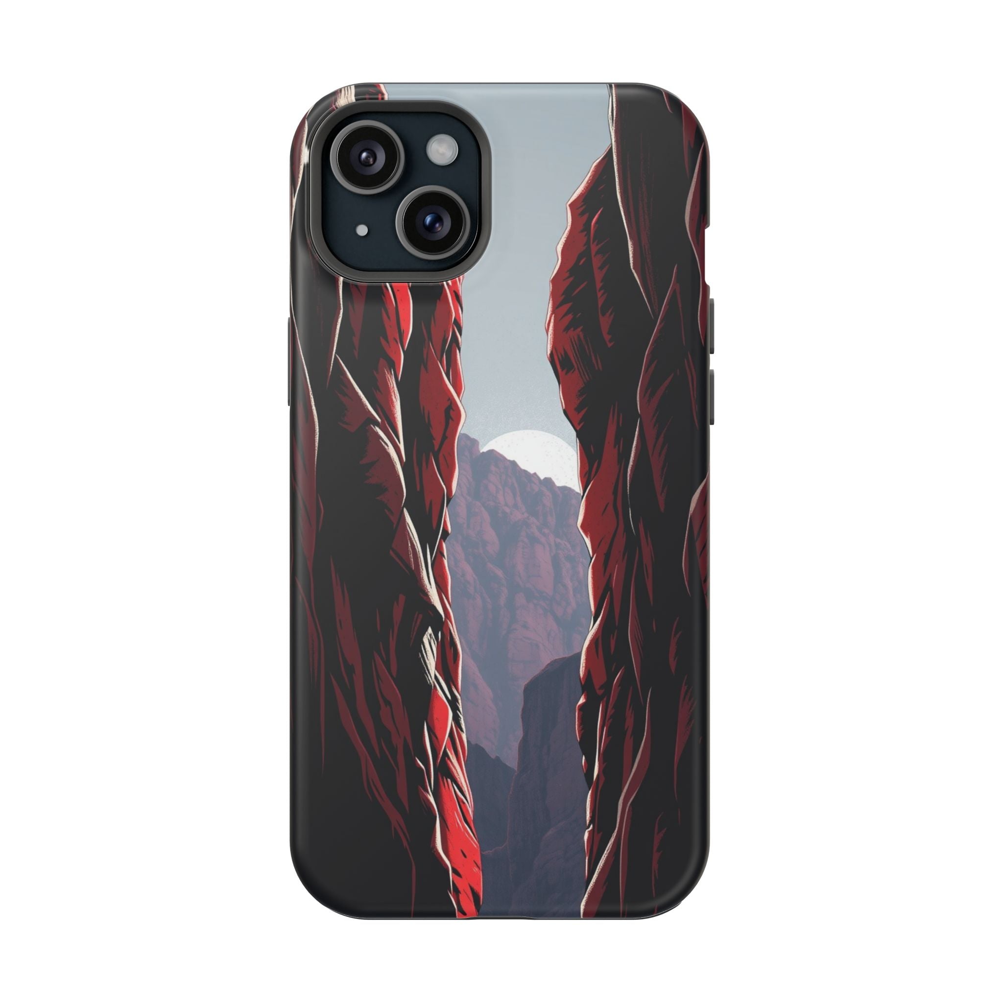 iPhone Serene Canyon Wall Design Bold Modern Everyday Snap Case · iPhone Case