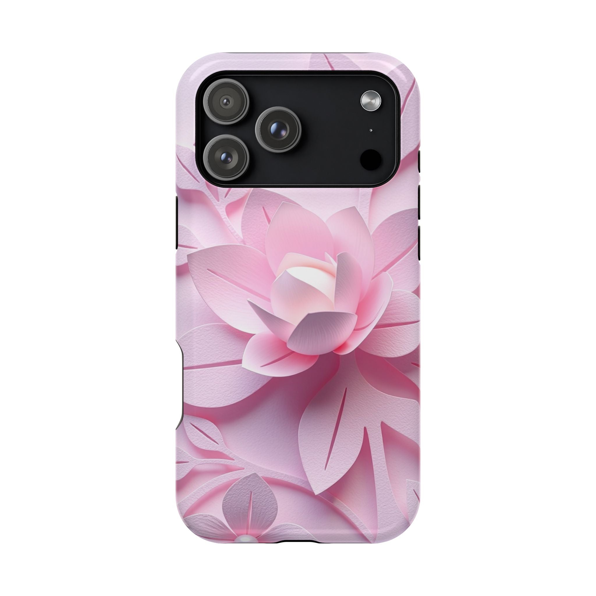 iPhone Floral Geometric Paper Cut Art Slim Everyday Designer Case · iPhone Case