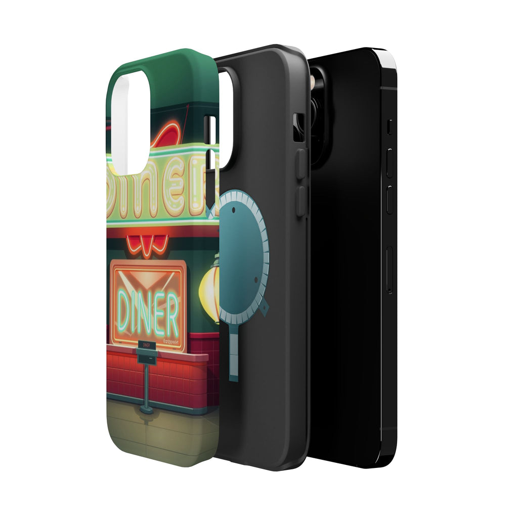 iPhone Neon Diner Sign Mystic Art Bold Modern Everyday Snap Case · iPhone Case