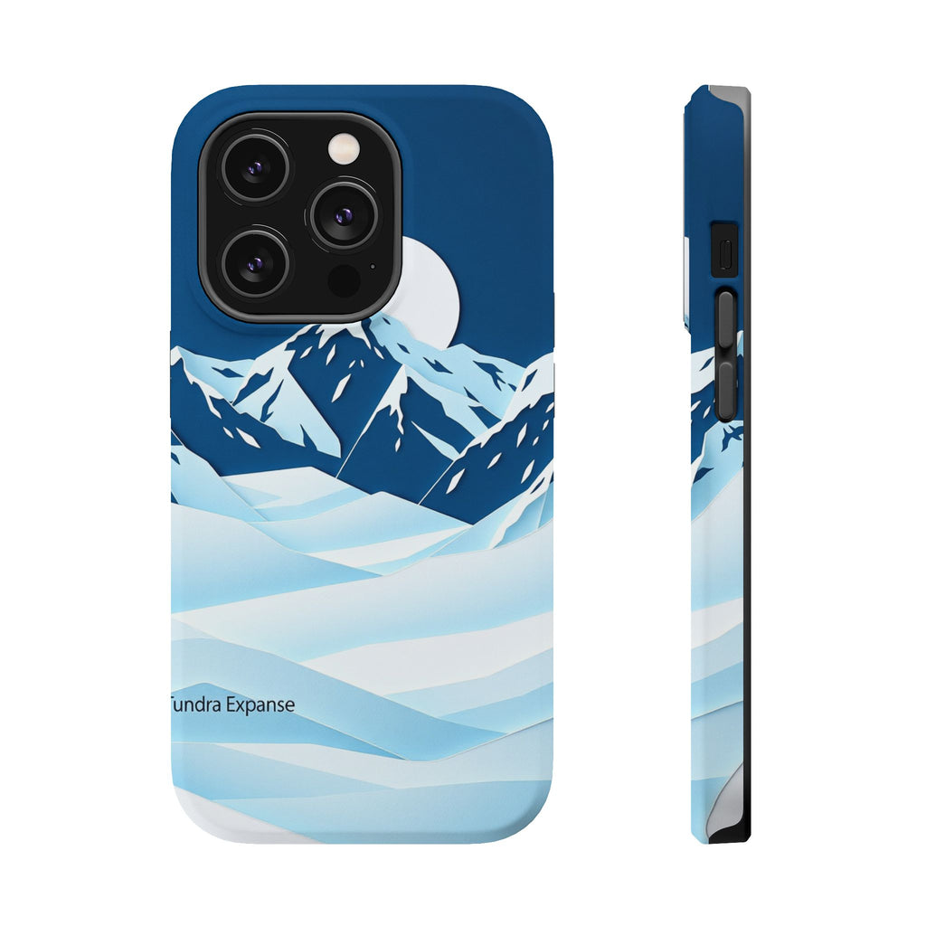 iPhone Midnight Blue And Silver Tundra Expanse Clean iPhone 12 Minimal · iPhone