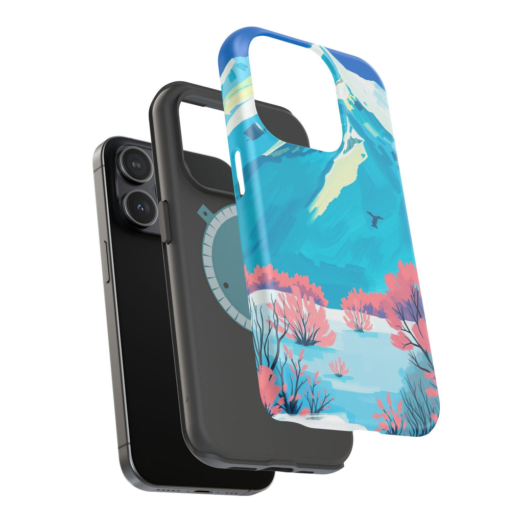 iPhone Snow Field Electric Art Slim Everyday Designer Case · iPhone Case