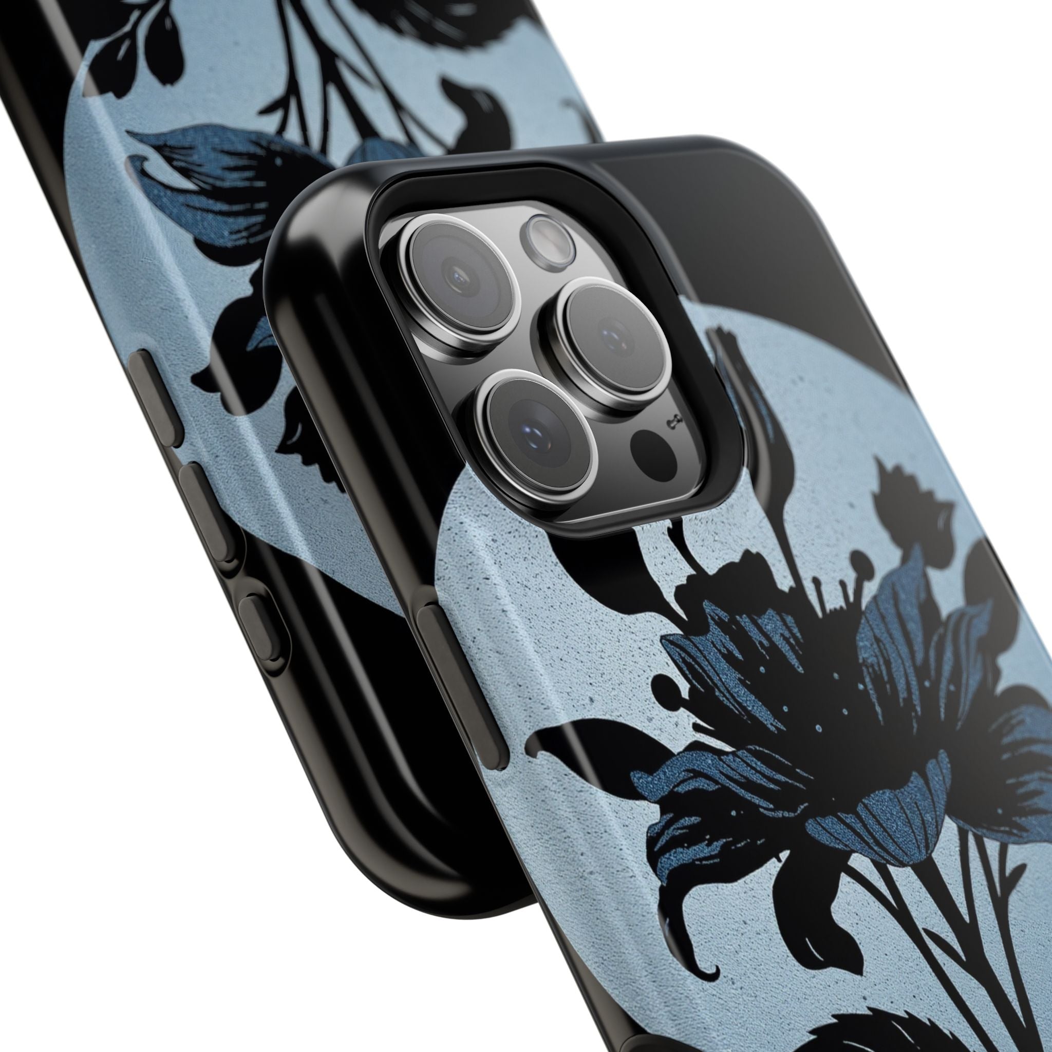 iPhone Radiant Floral Silhouette Design Slim Everyday Designer Case · iPhone Cas
