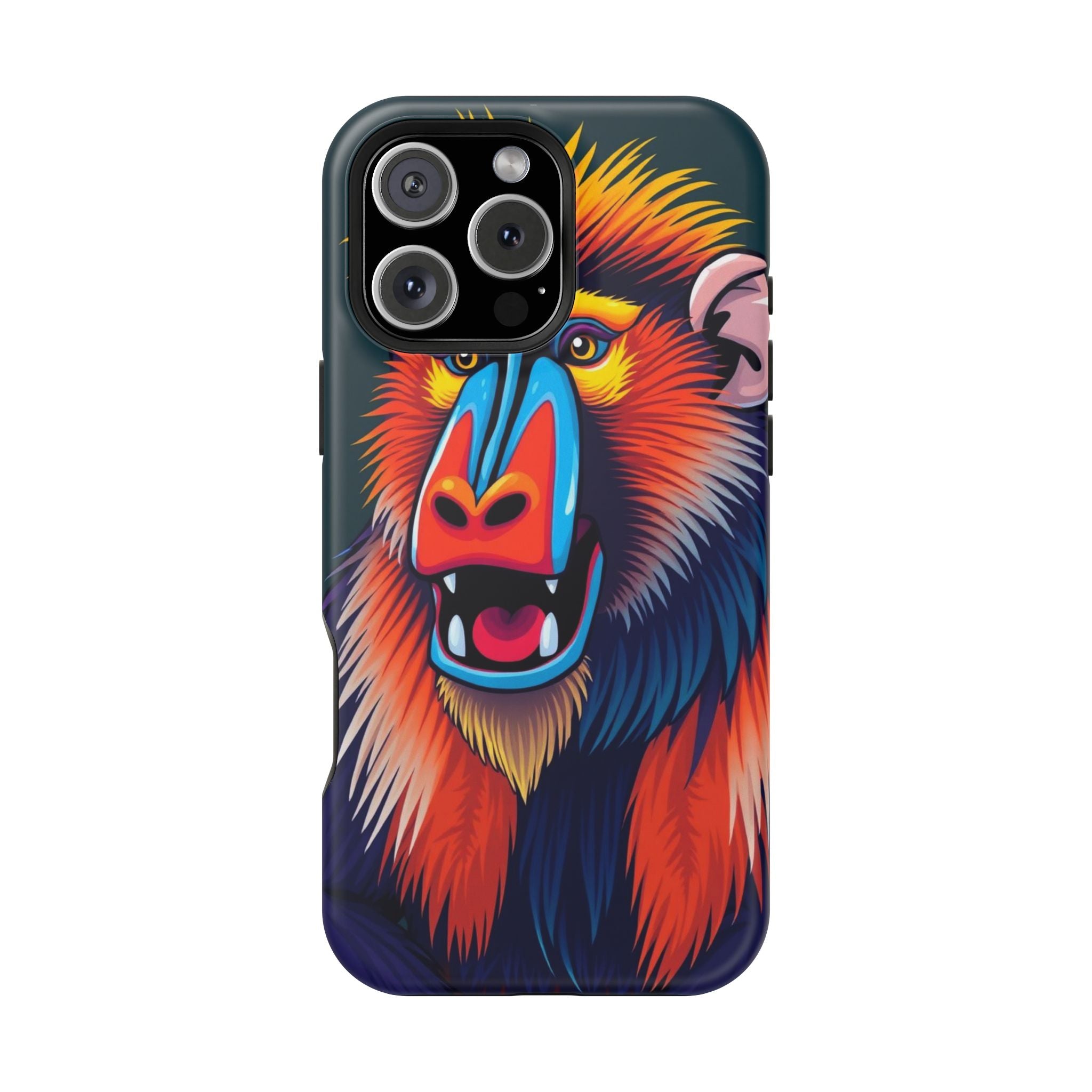 iPhone Mandrill Colorful Face Kids Fun iPhone Phone Case Gift Slim · iPhone Case