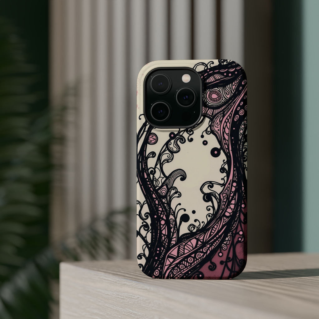 iPhone Radiant Zentangle Flow Design Slim Everyday Designer Case · iPhone Case