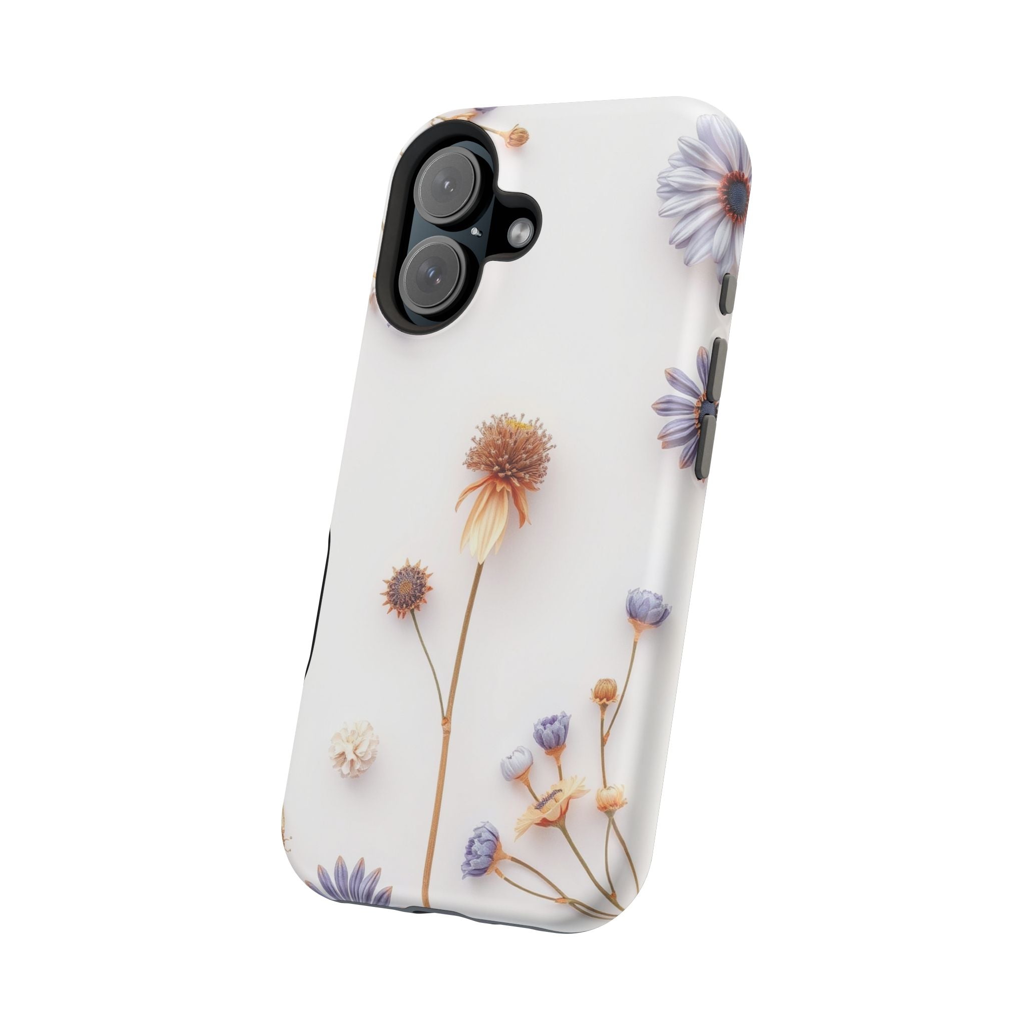 iPhone Dried Flower Flat Lay Bold Art Slim Everyday Designer Case · iPhone Case