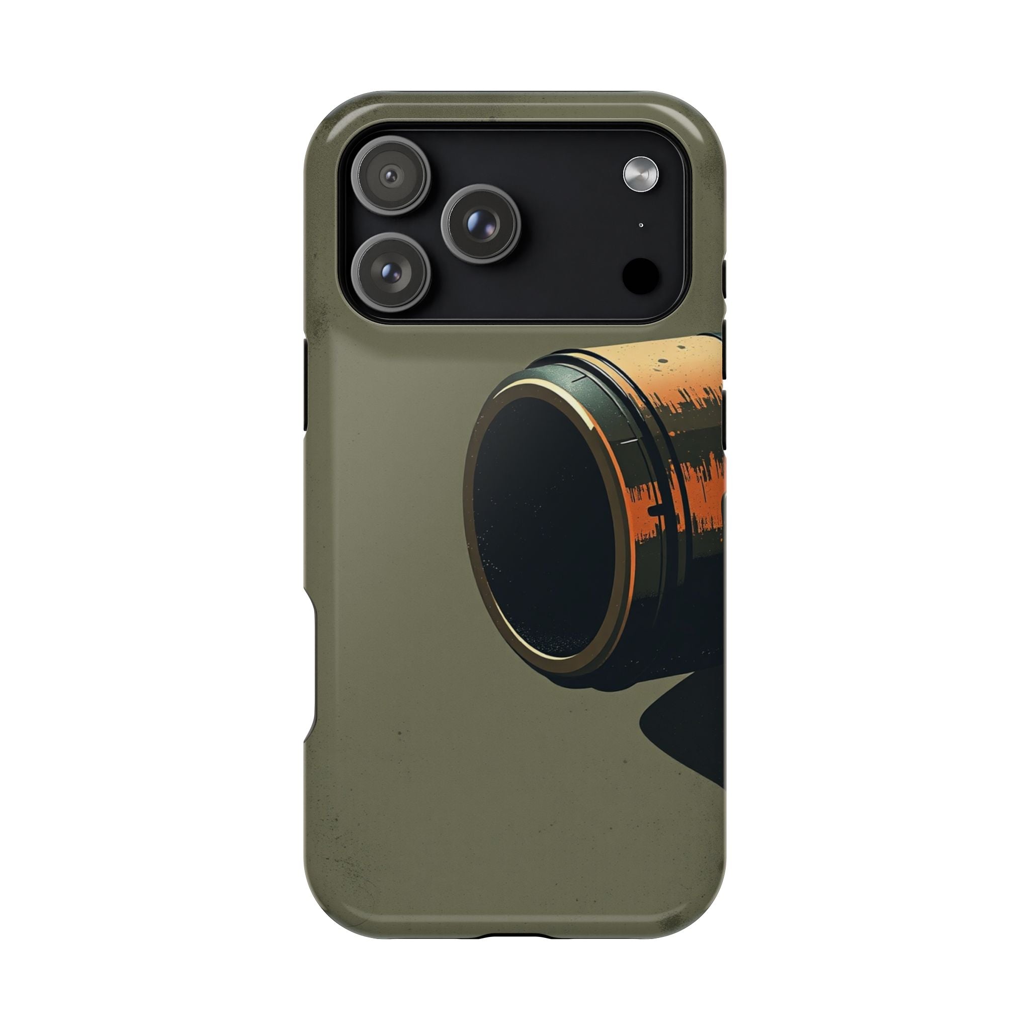 iPhone Charcoal And Copper Vintage Postcard Slim Everyday Designer Case · iPhone
