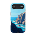 iPhone Rocky Coastline Oil Painting Impressionist iPhone Clean Minimal · iPhone
