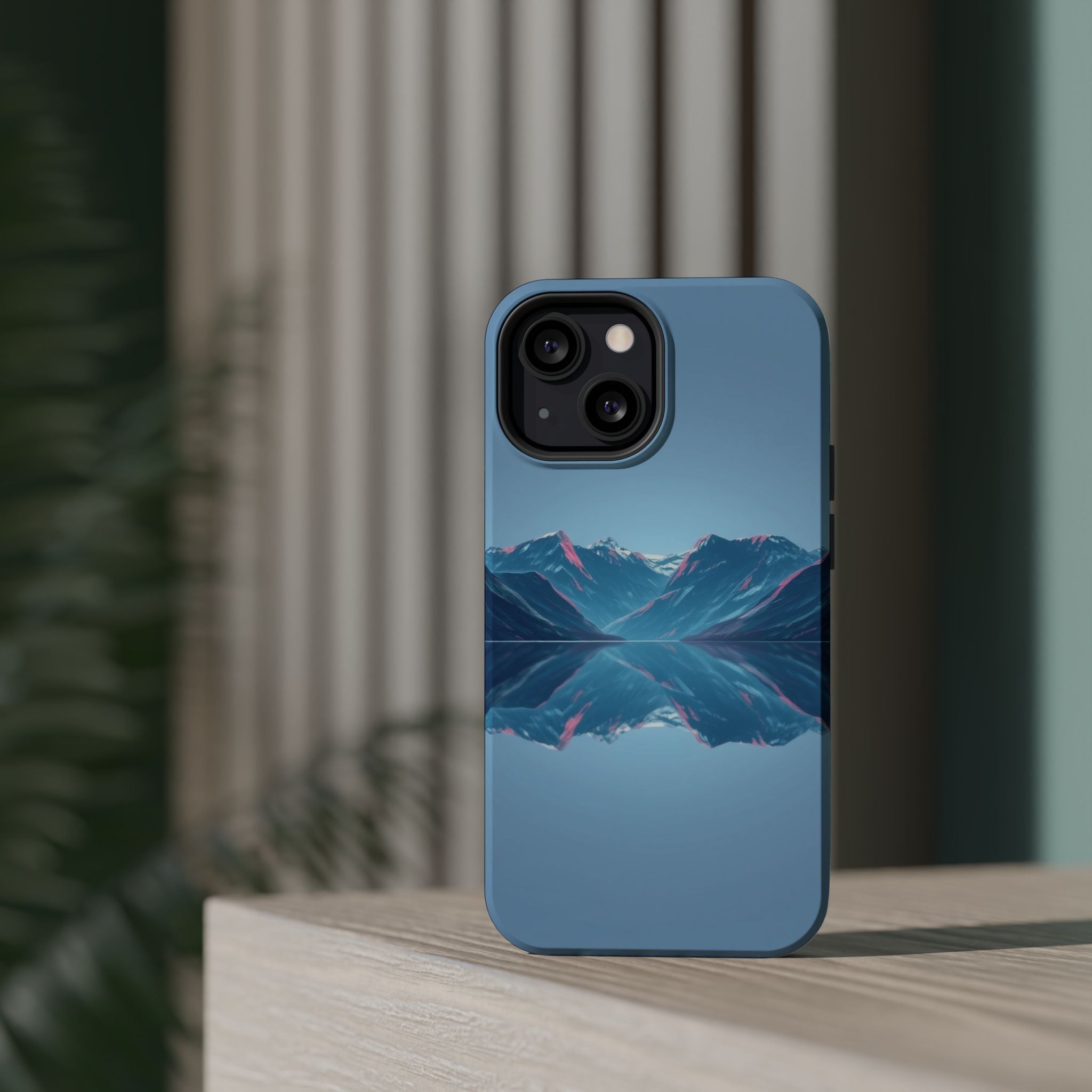 iPhone Fjord Reflection Mystic Art Bold Modern Everyday Snap Case · iPhone Case