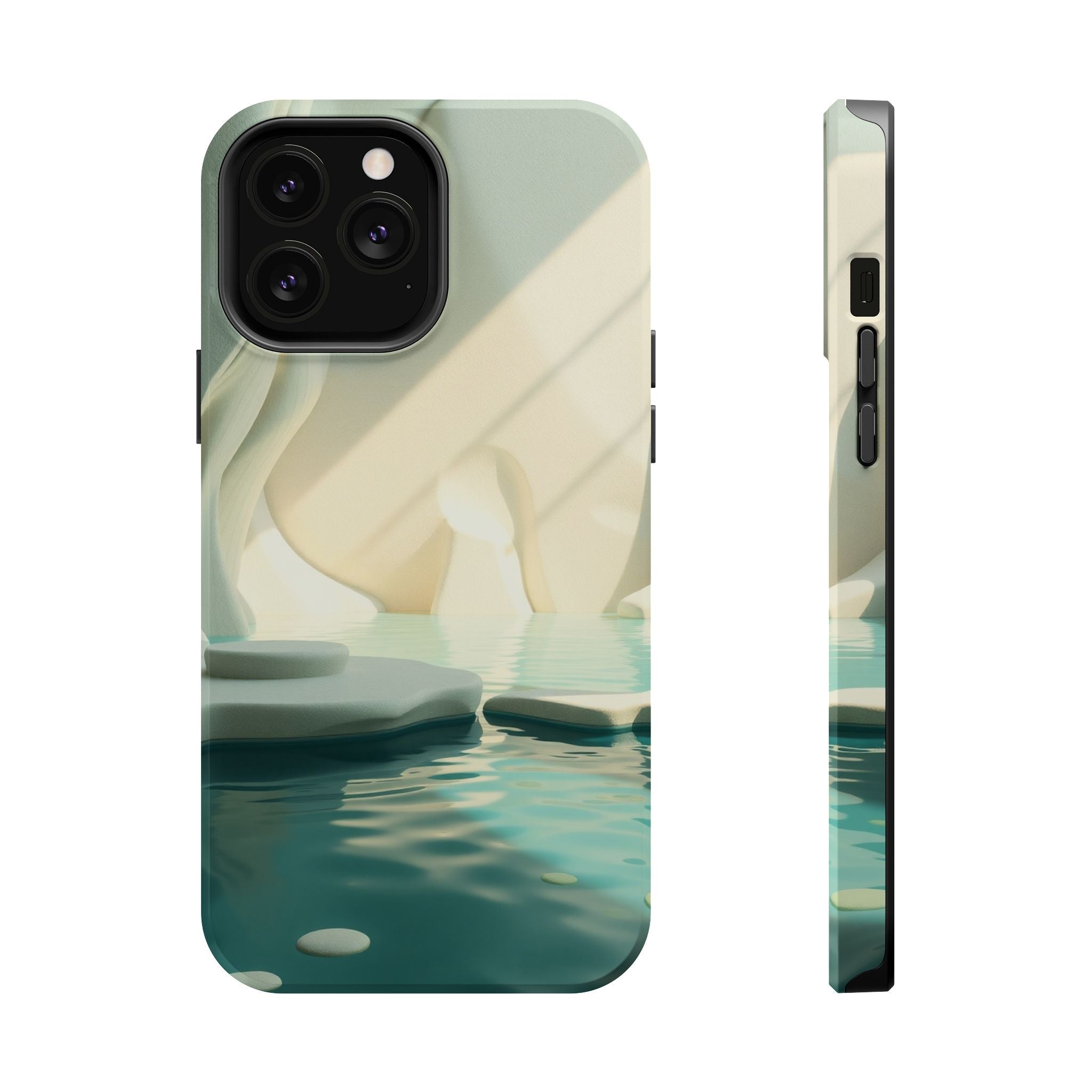 iPhone Tidal Pool 3D Digital Slim Everyday Designer Case · iPhone Case