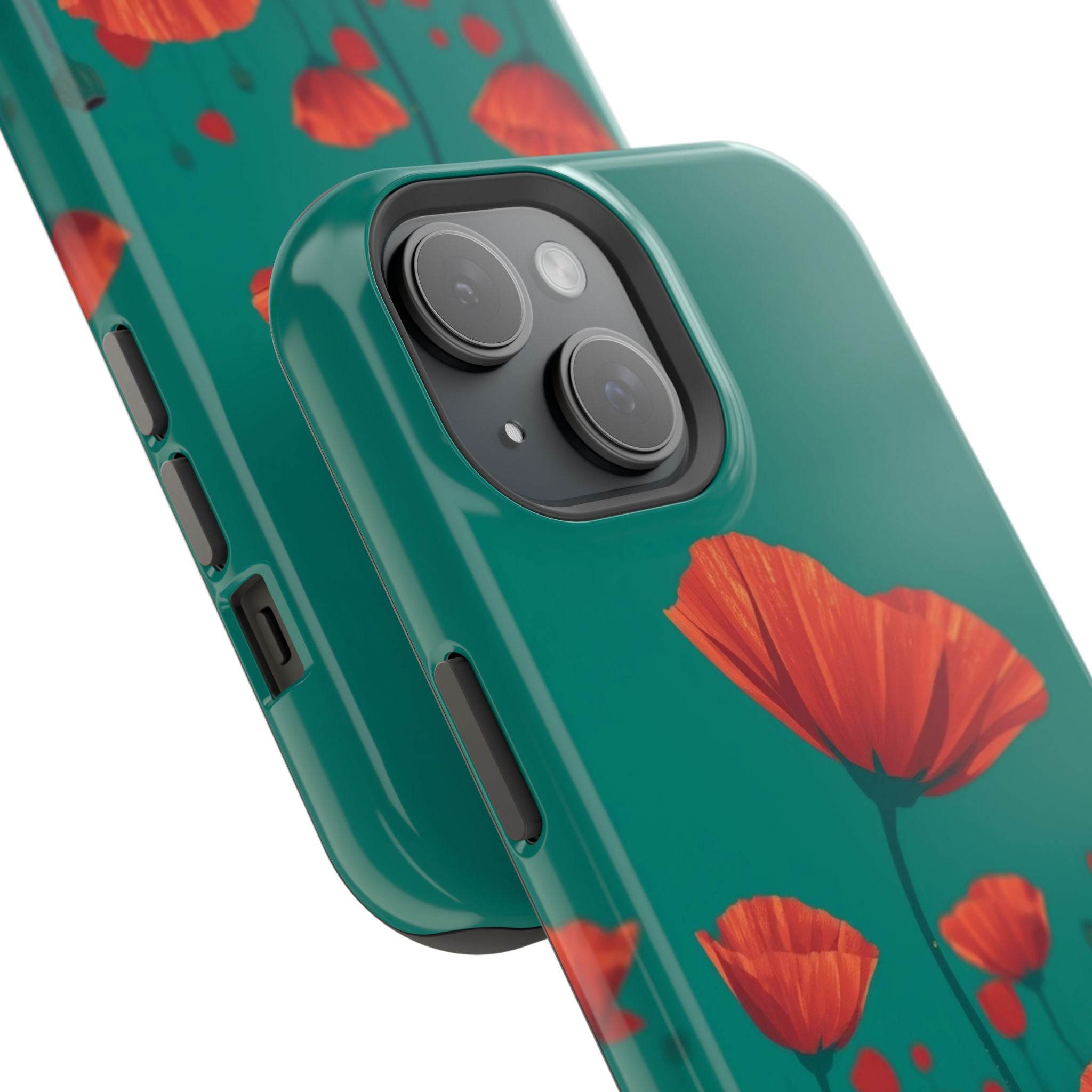 iPhone Earthy Poppy Field Design Bold Modern Everyday Snap Case · iPhone Case